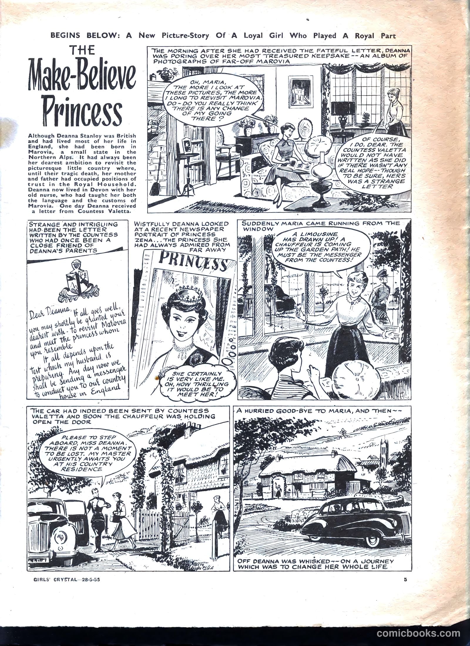 Girls' Crystal #1023 (1955) — page 5 of 20