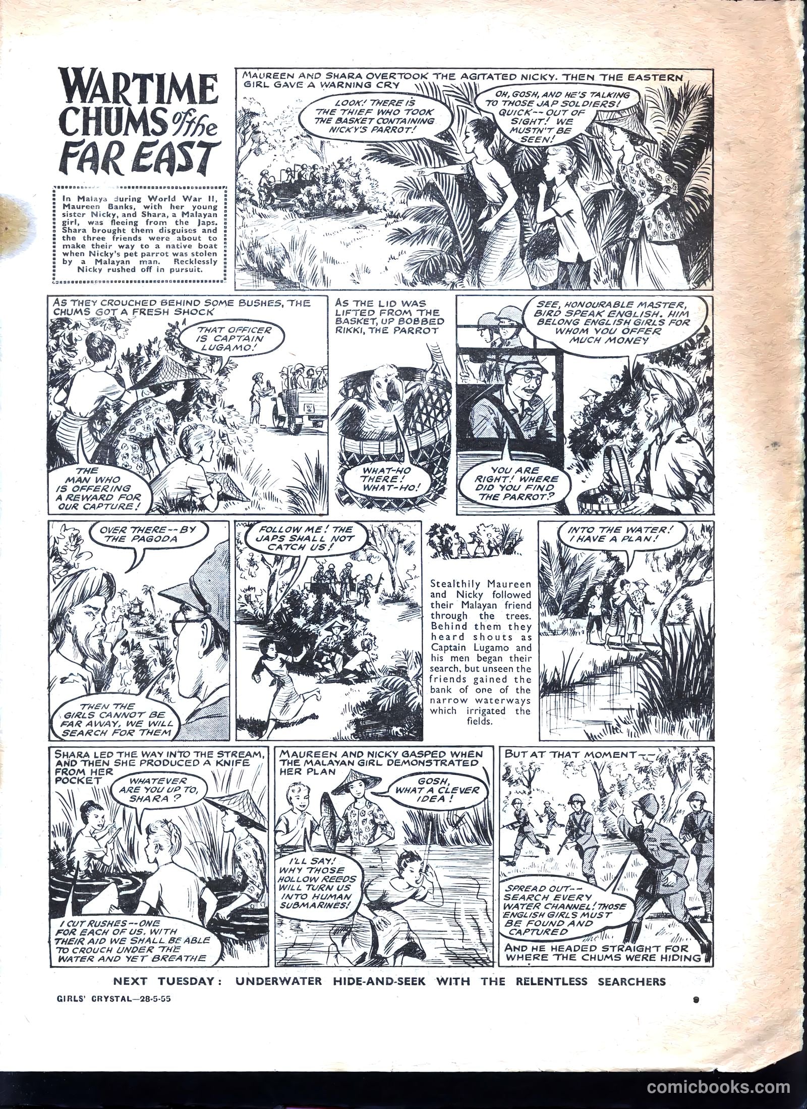 Girls' Crystal #1023 (1955) — page 9 of 20