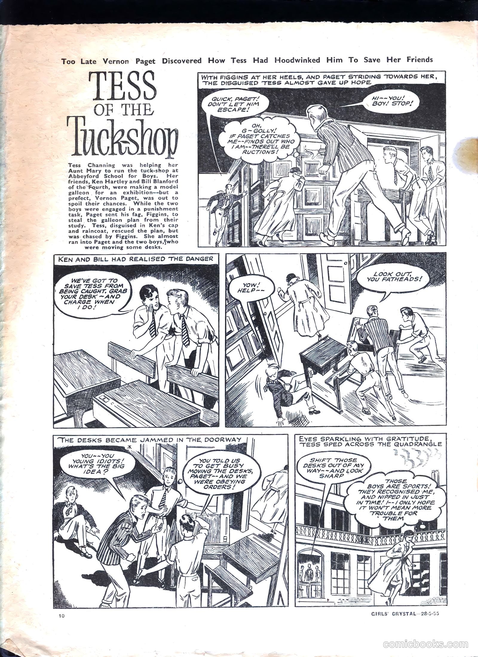 Girls' Crystal #1023 (1955) — page 10 of 20