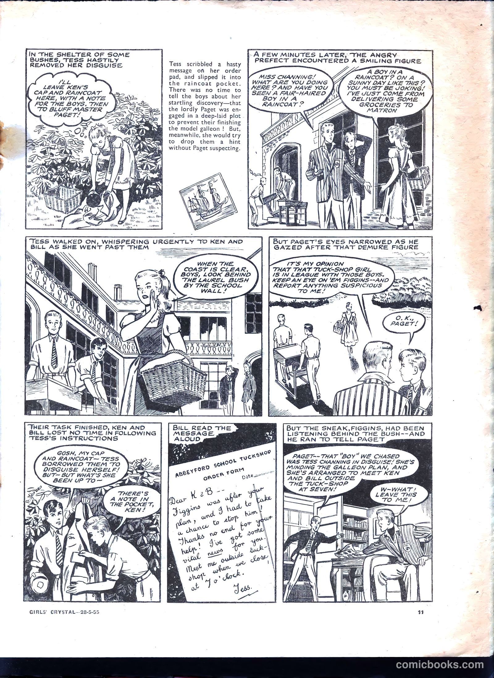 Girls' Crystal #1023 (1955) — page 11 of 20