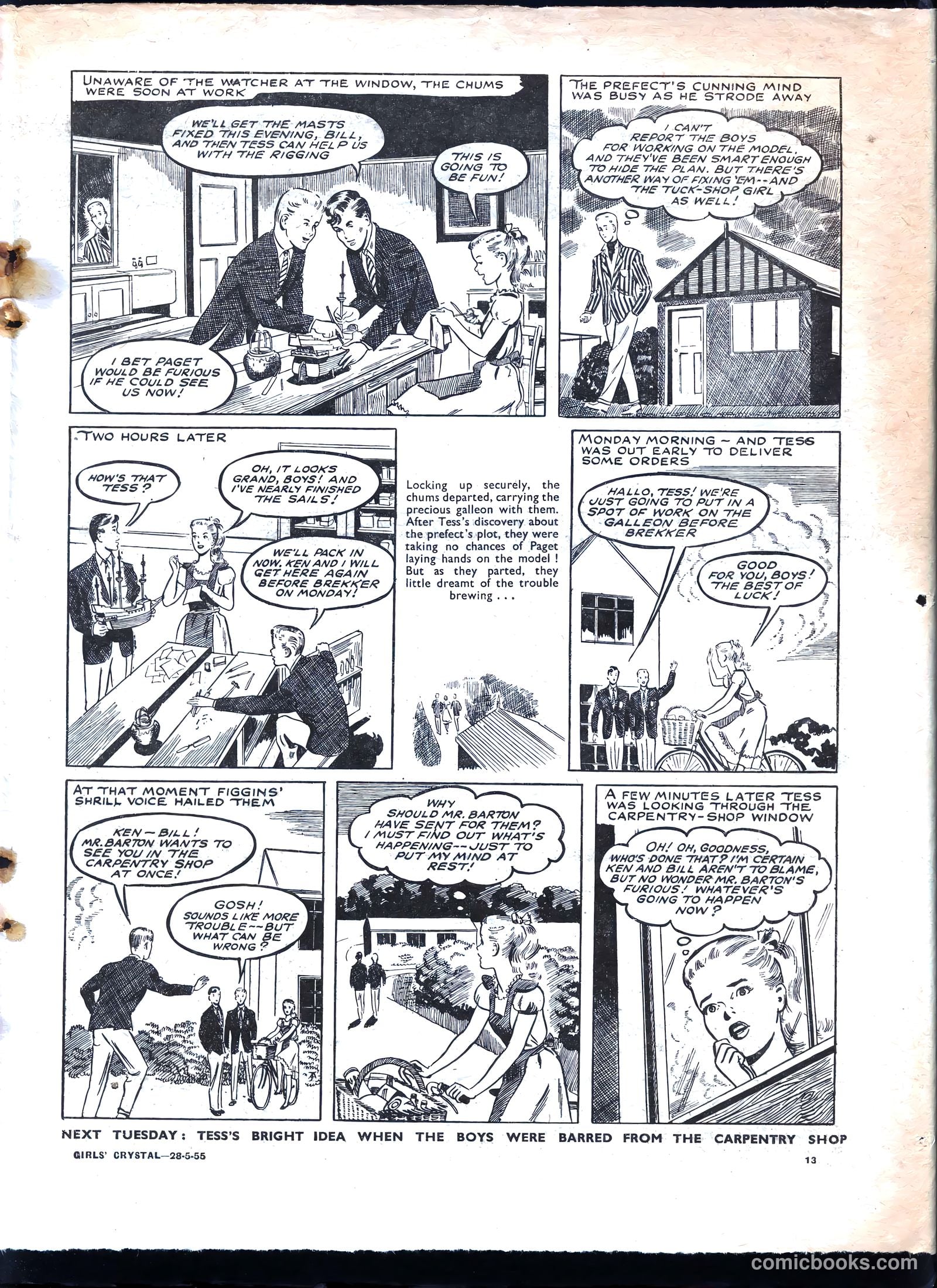Girls' Crystal #1023 (1955) — page 13 of 20