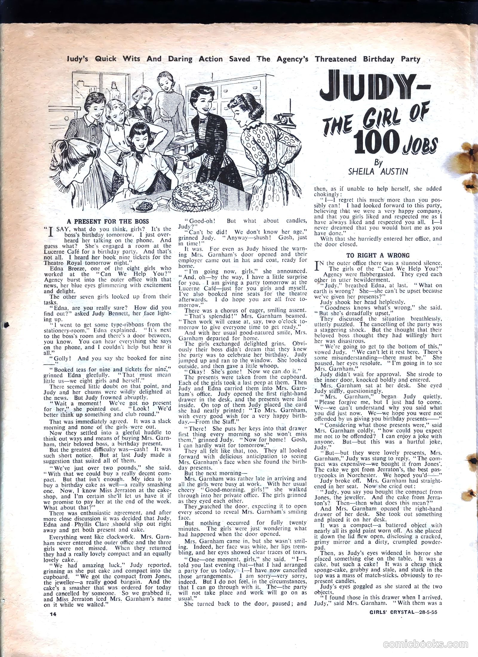 Girls' Crystal #1023 (1955) — page 14 of 20
