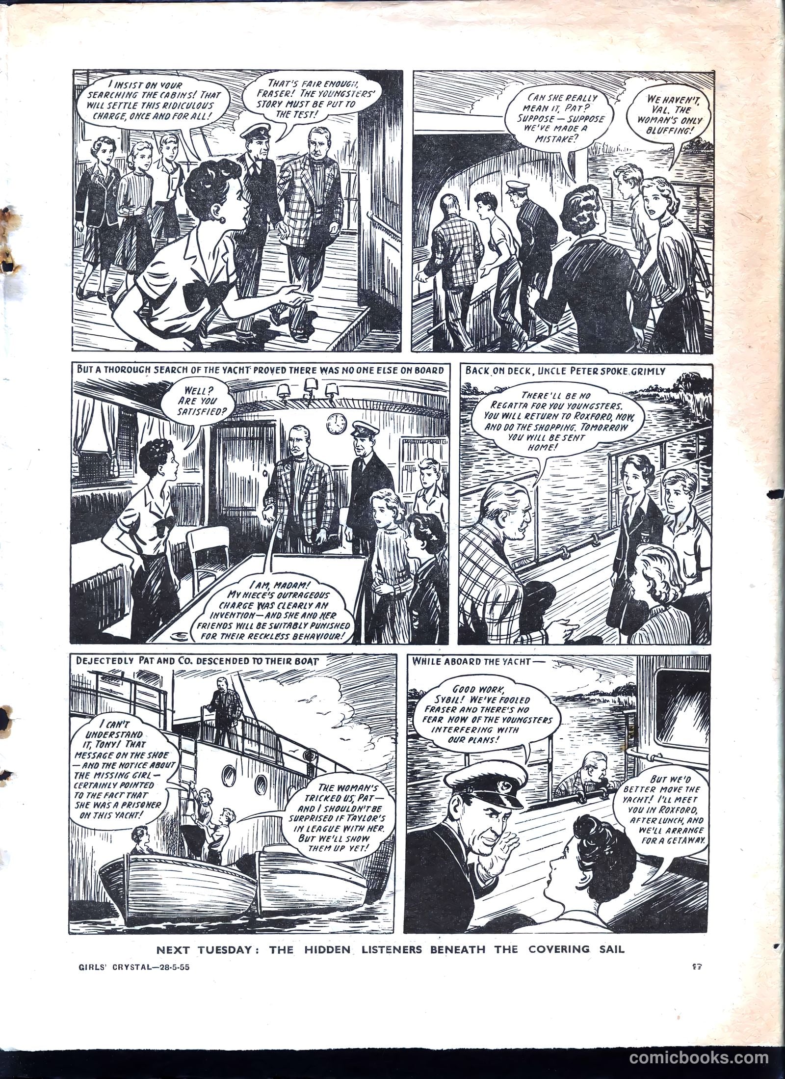 Girls' Crystal #1023 (1955) — page 17 of 20