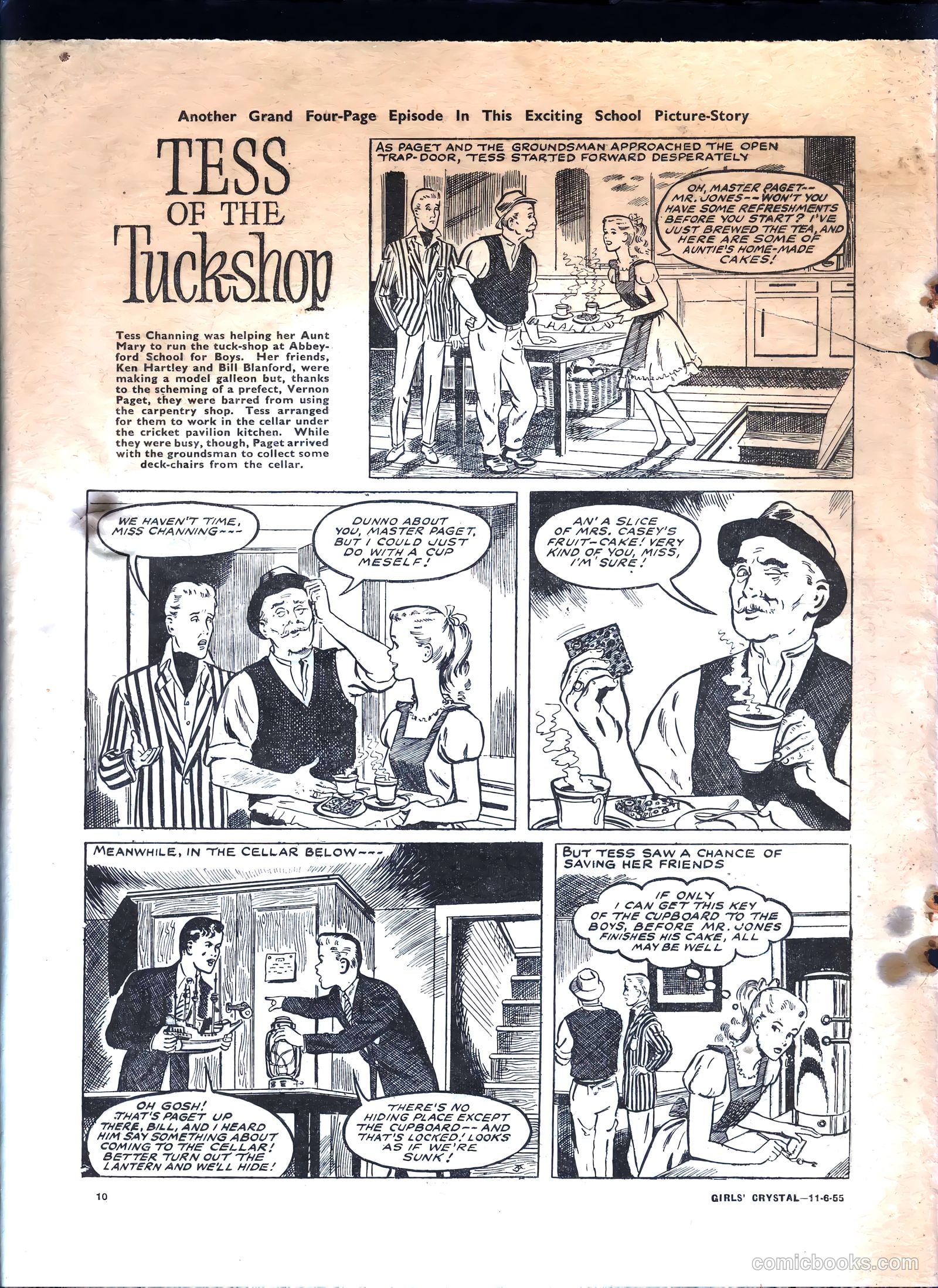 Girls' Crystal #1025 (1955) — page 10 of 20