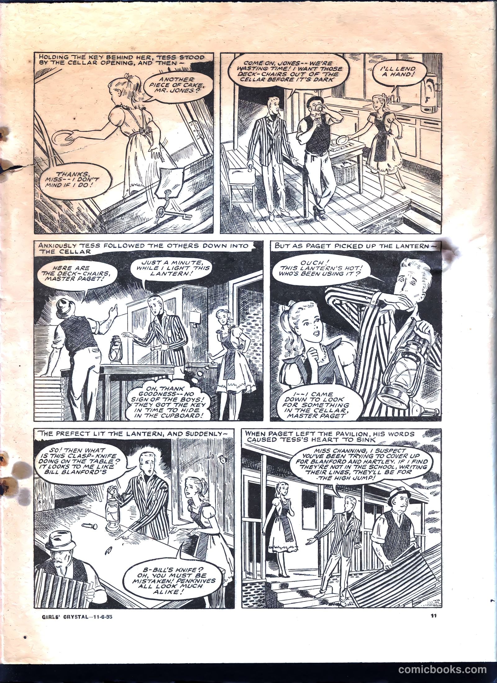 Girls' Crystal #1025 (1955) — page 11 of 20