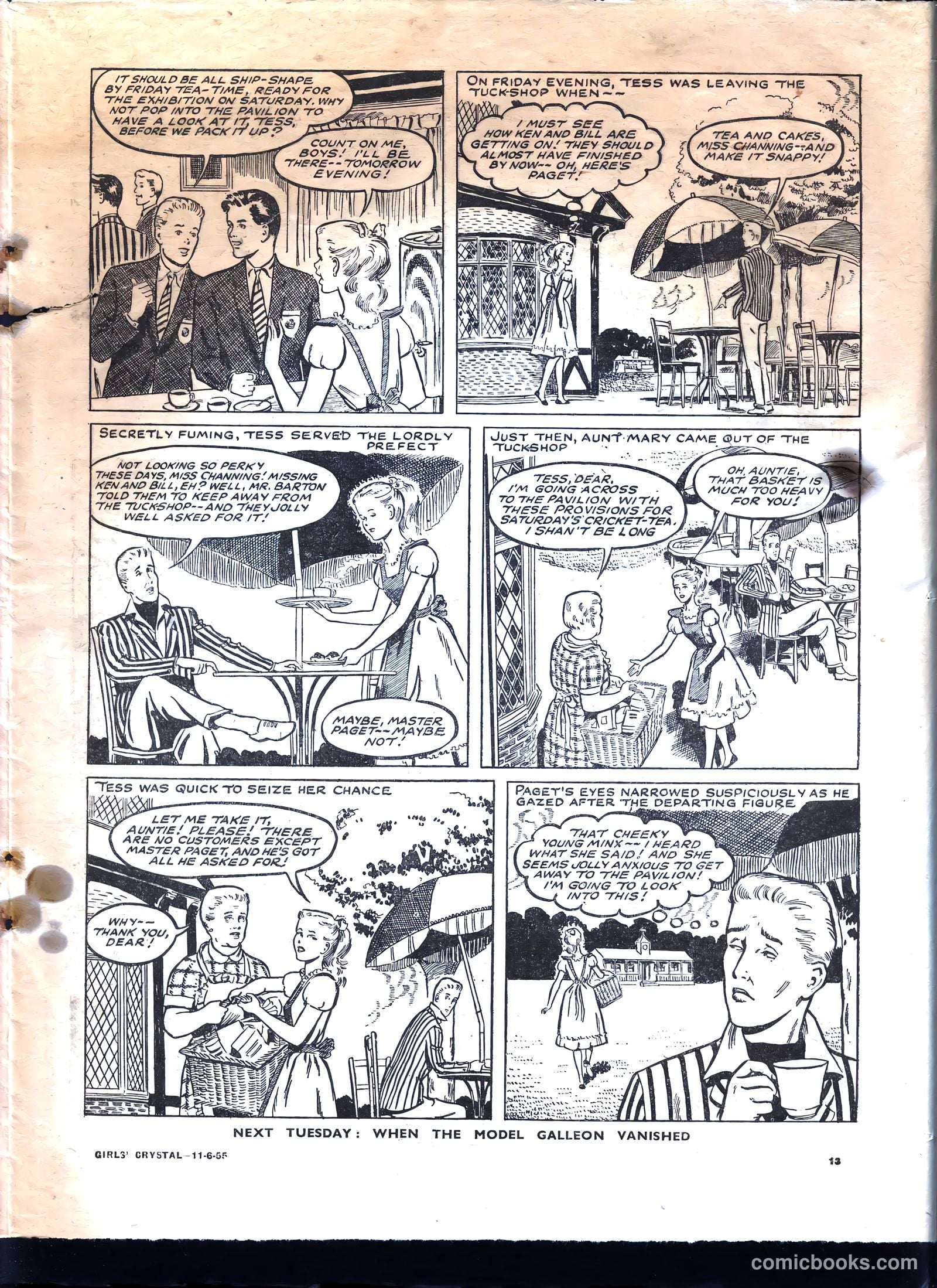Girls' Crystal #1025 (1955) — page 13 of 20