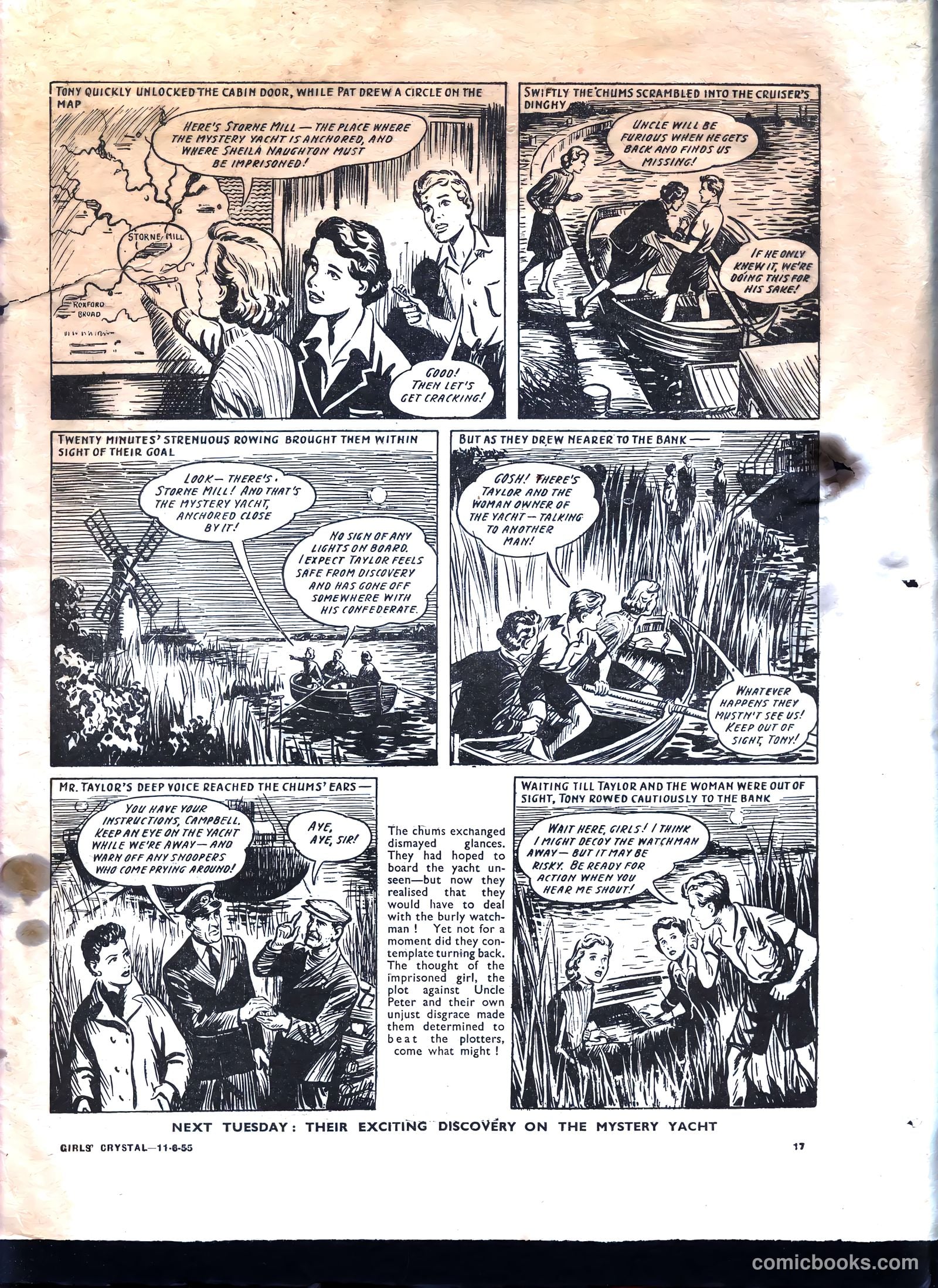 Girls' Crystal #1025 (1955) — page 17 of 20