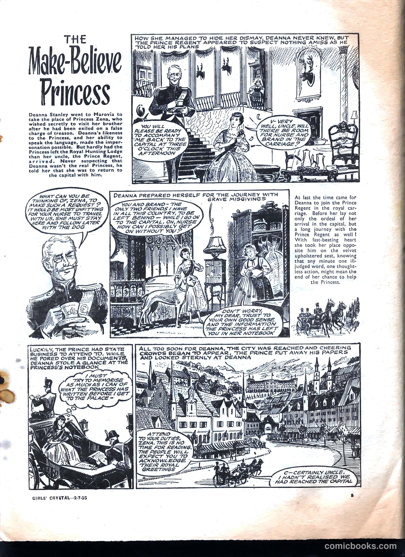 Girls' Crystal #1028 (1955) — page 5 of 20