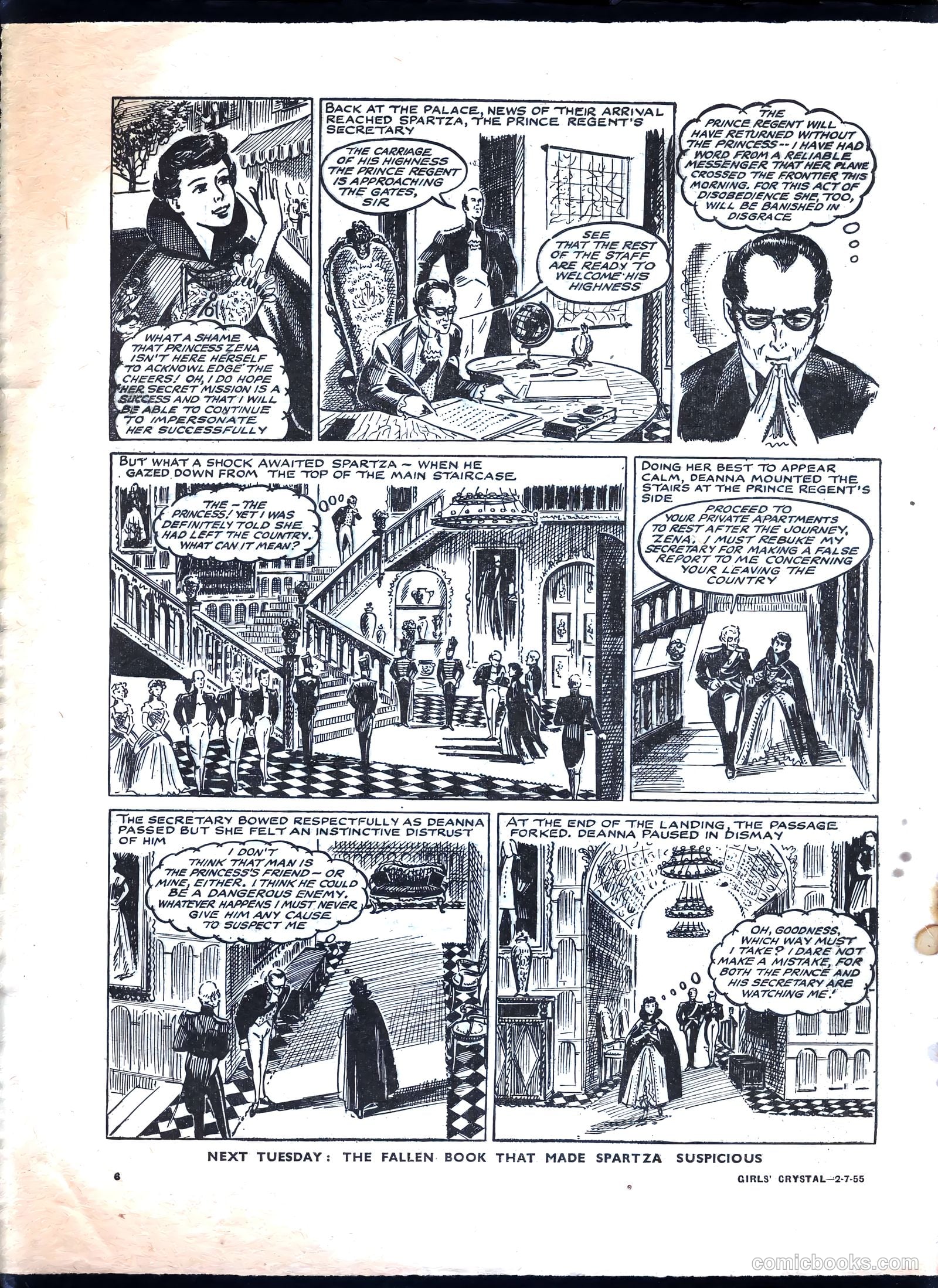 Girls' Crystal #1028 (1955) — page 6 of 20