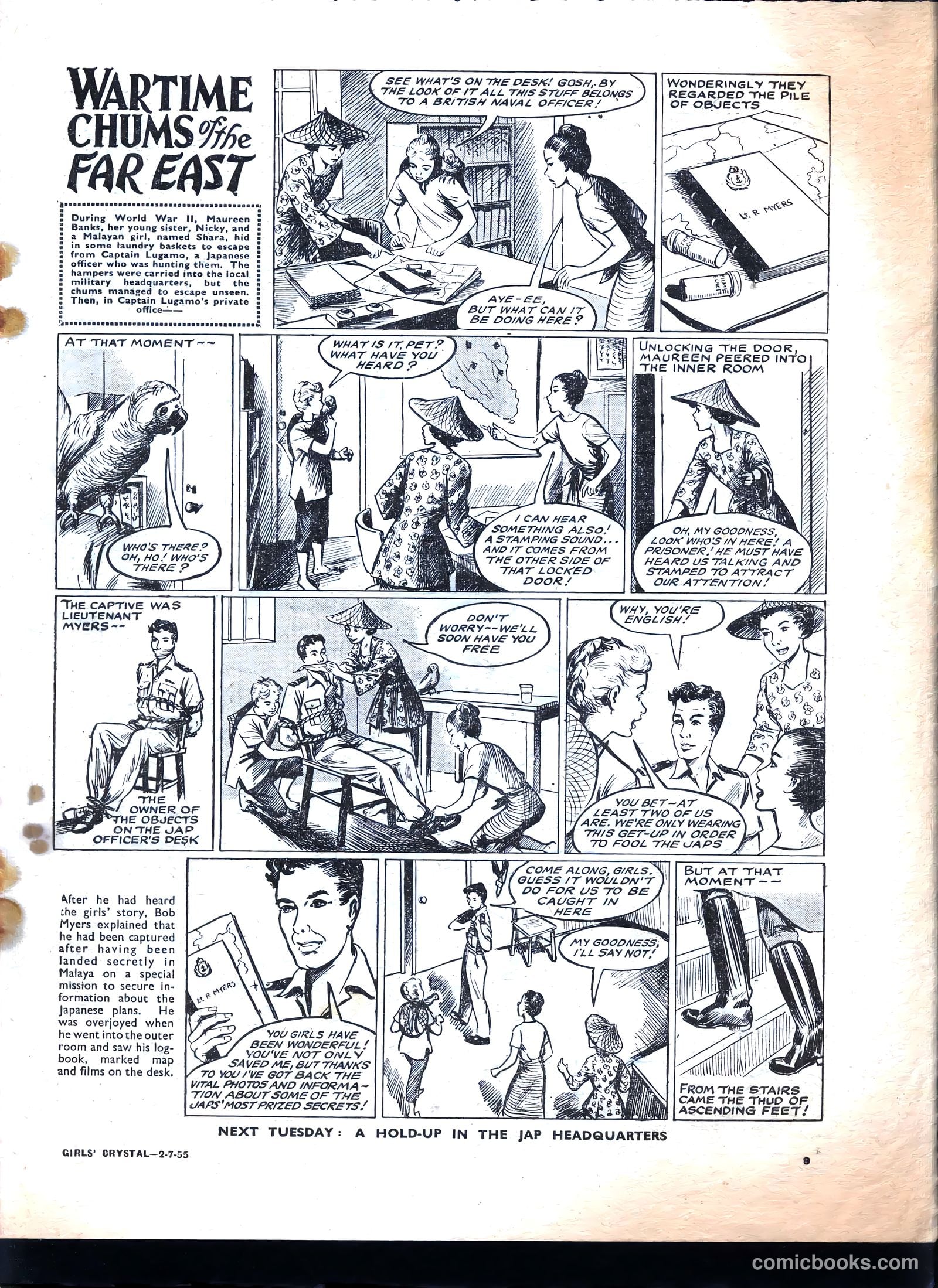 Girls' Crystal #1028 (1955) — page 9 of 20