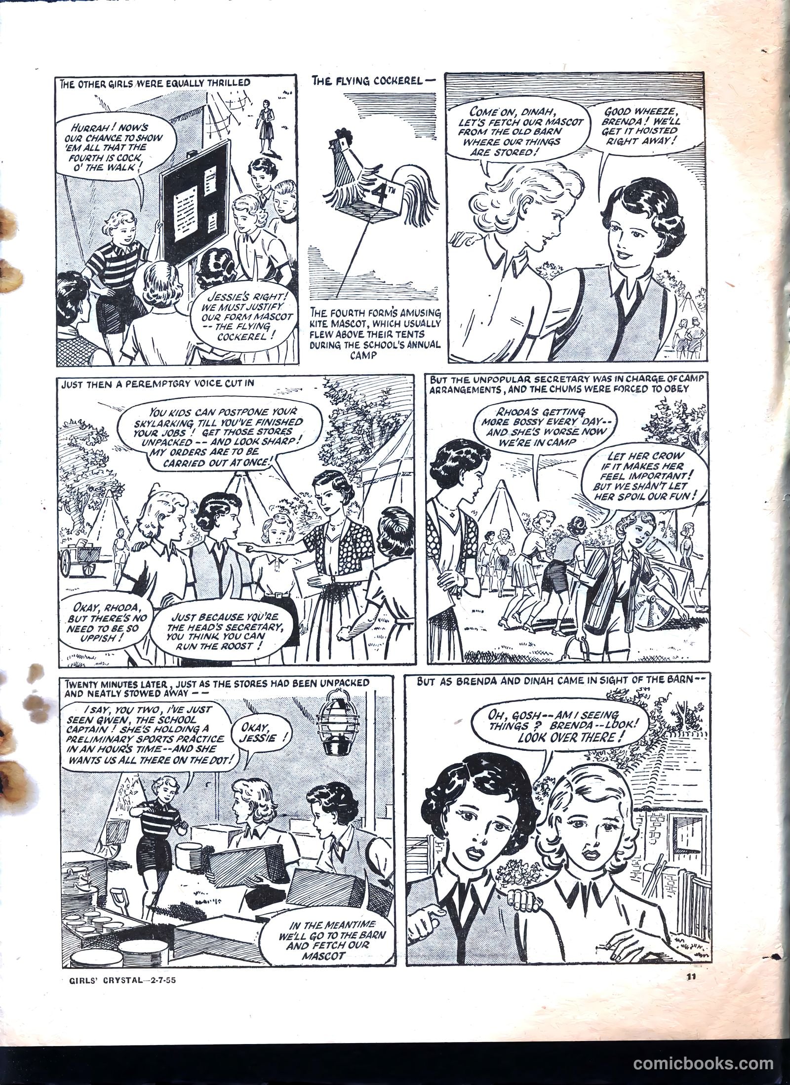 Girls' Crystal #1028 (1955) — page 11 of 20