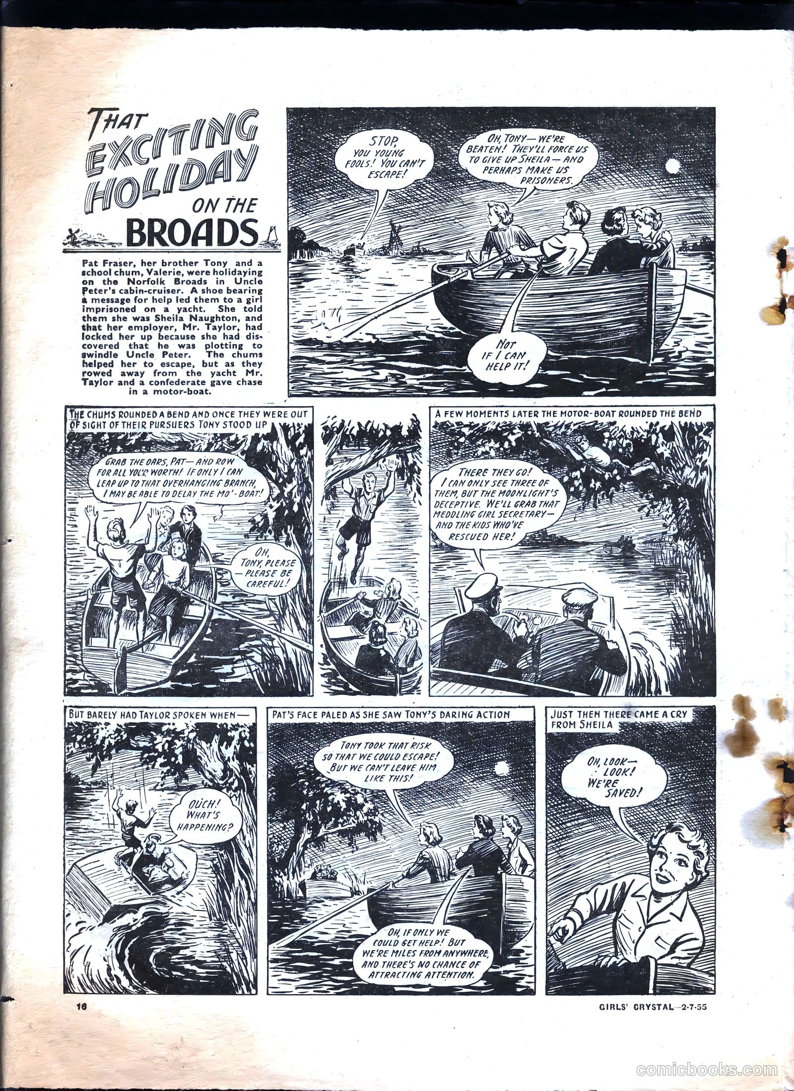 Girls' Crystal #1028 (1955) — page 16 of 20