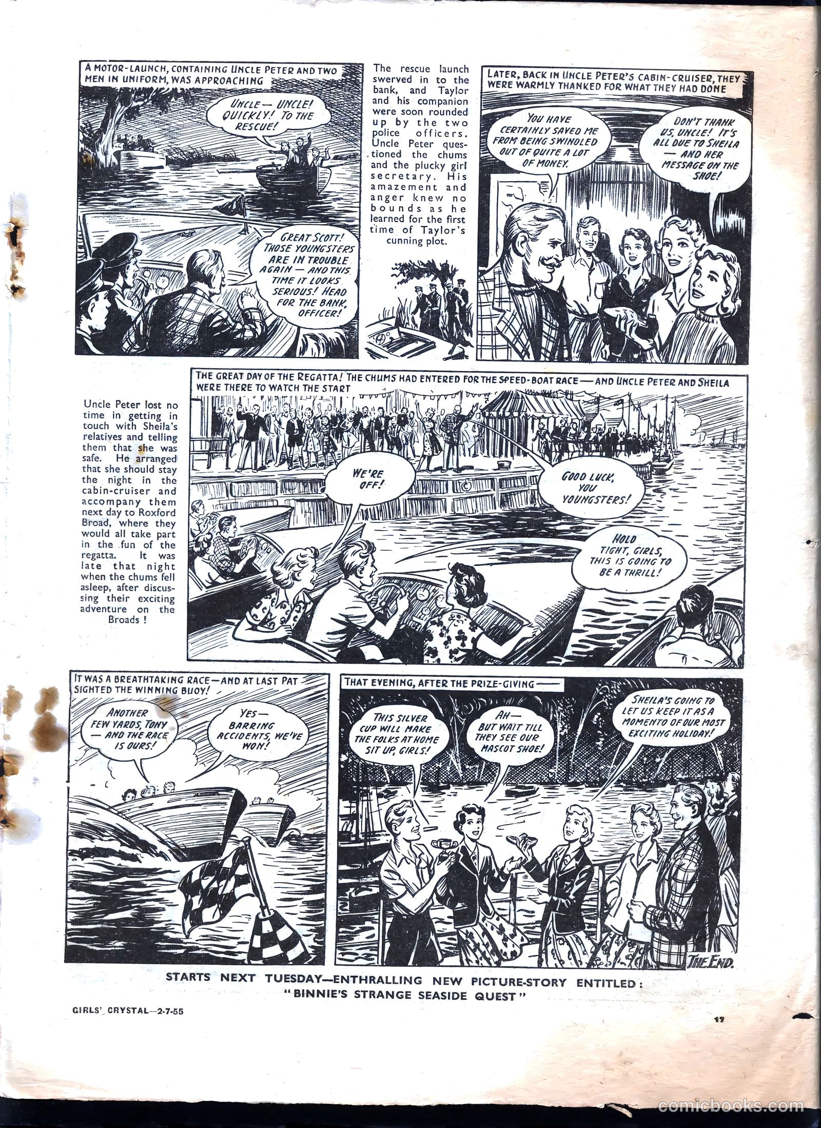 Girls' Crystal #1028 (1955) — page 17 of 20
