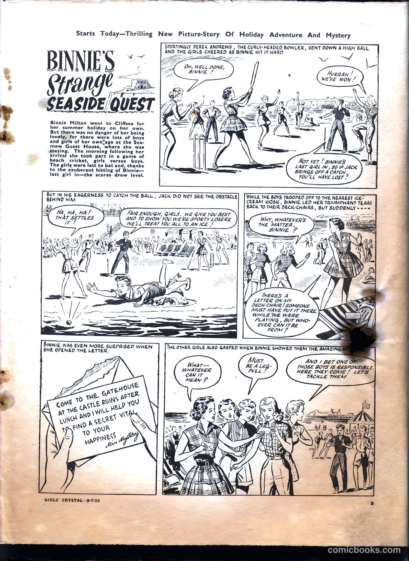 Girls' Crystal #1029 (1955) — page 5 of 20