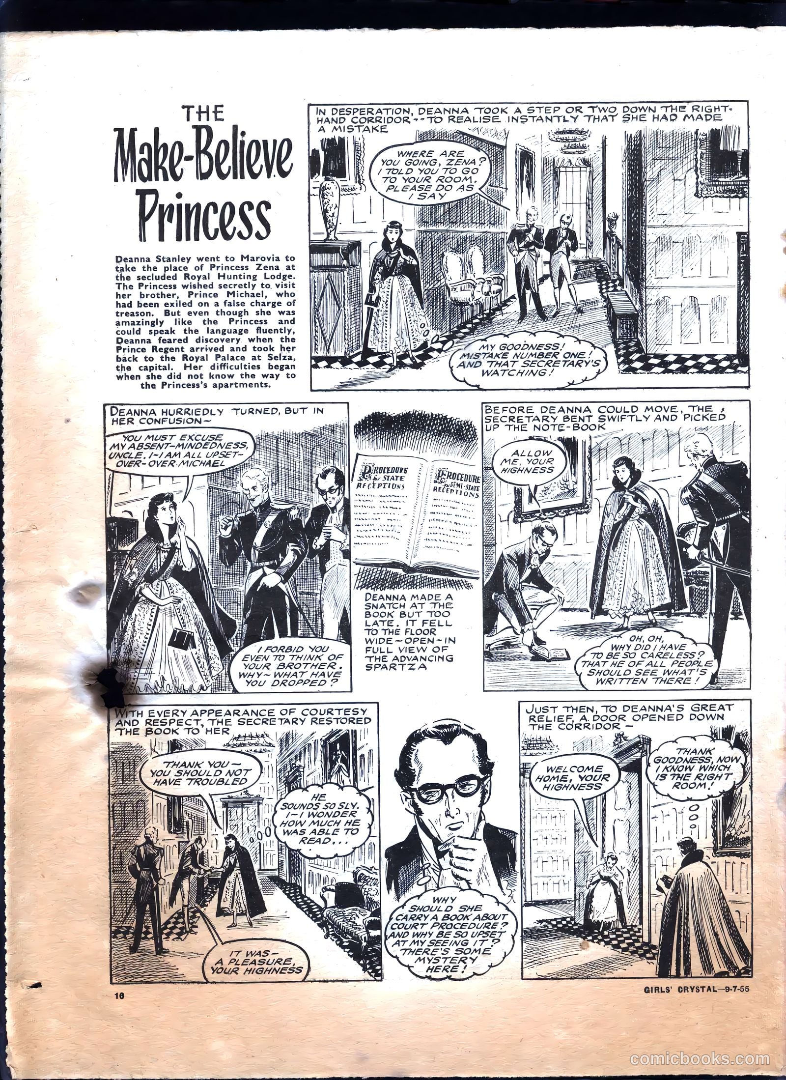 Girls' Crystal #1029 (1955) — page 16 of 20