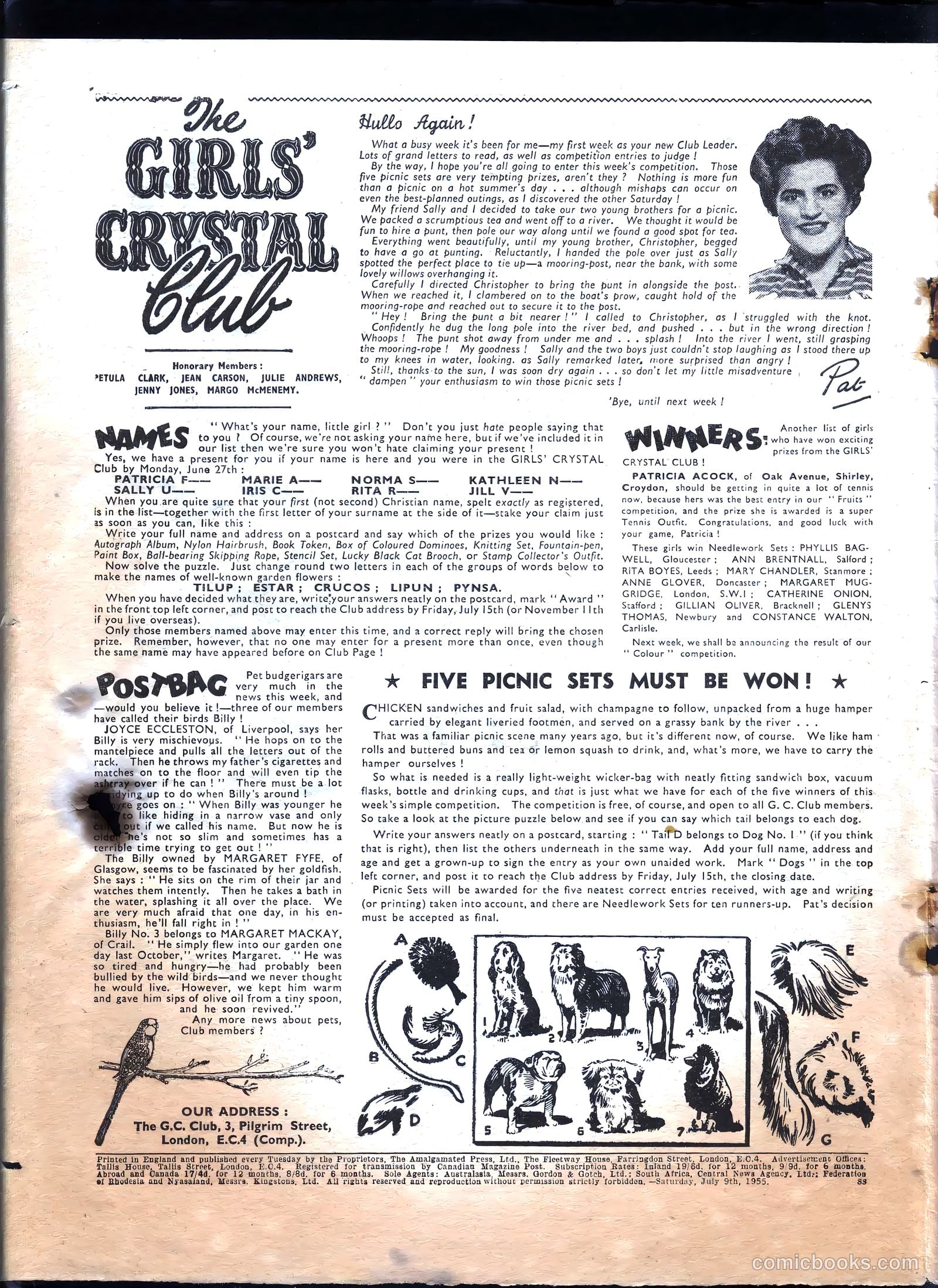 Girls' Crystal #1029 (1955) — page 18 of 20