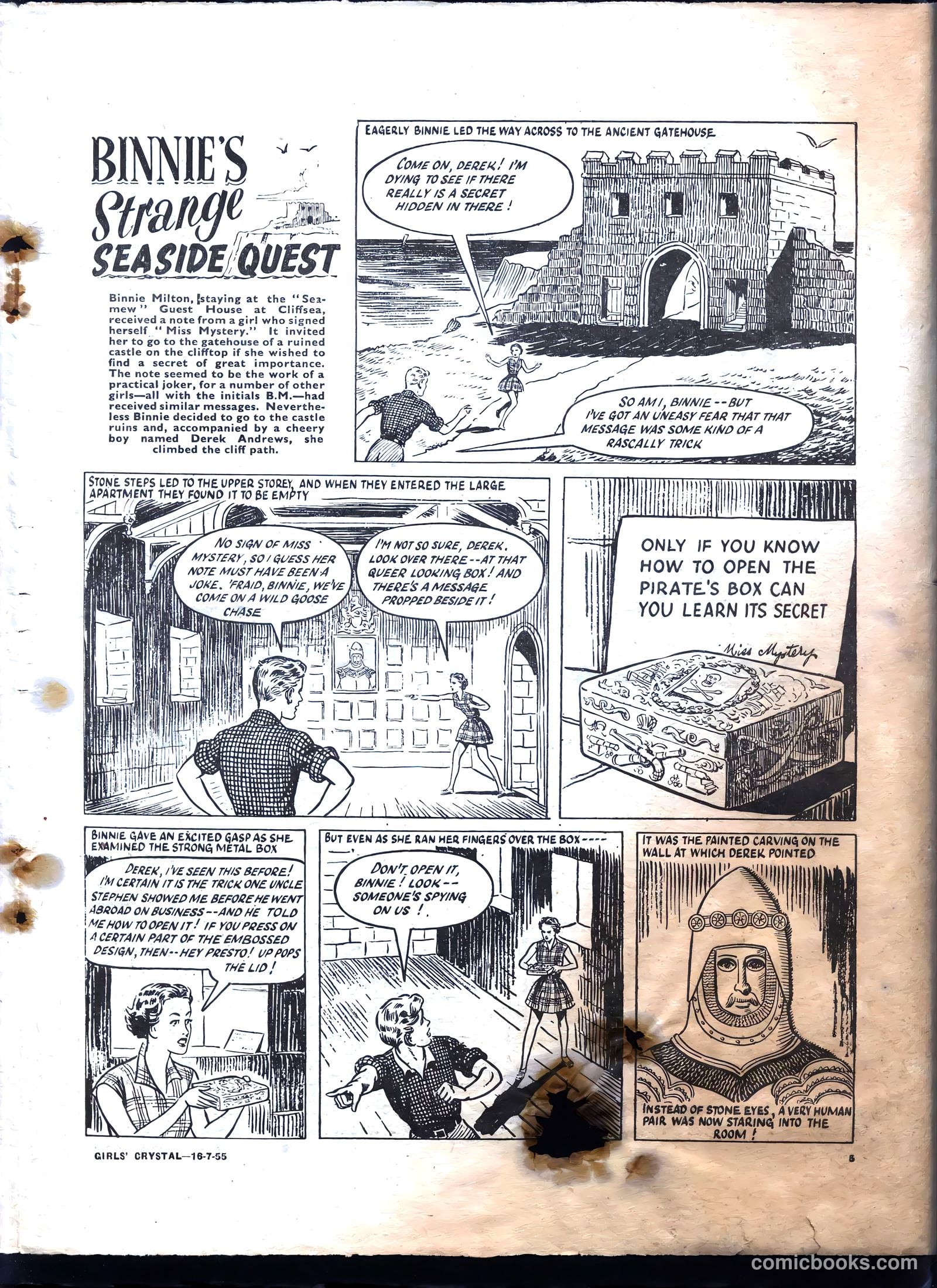 Girls' Crystal #1030 (1955) — page 5 of 20