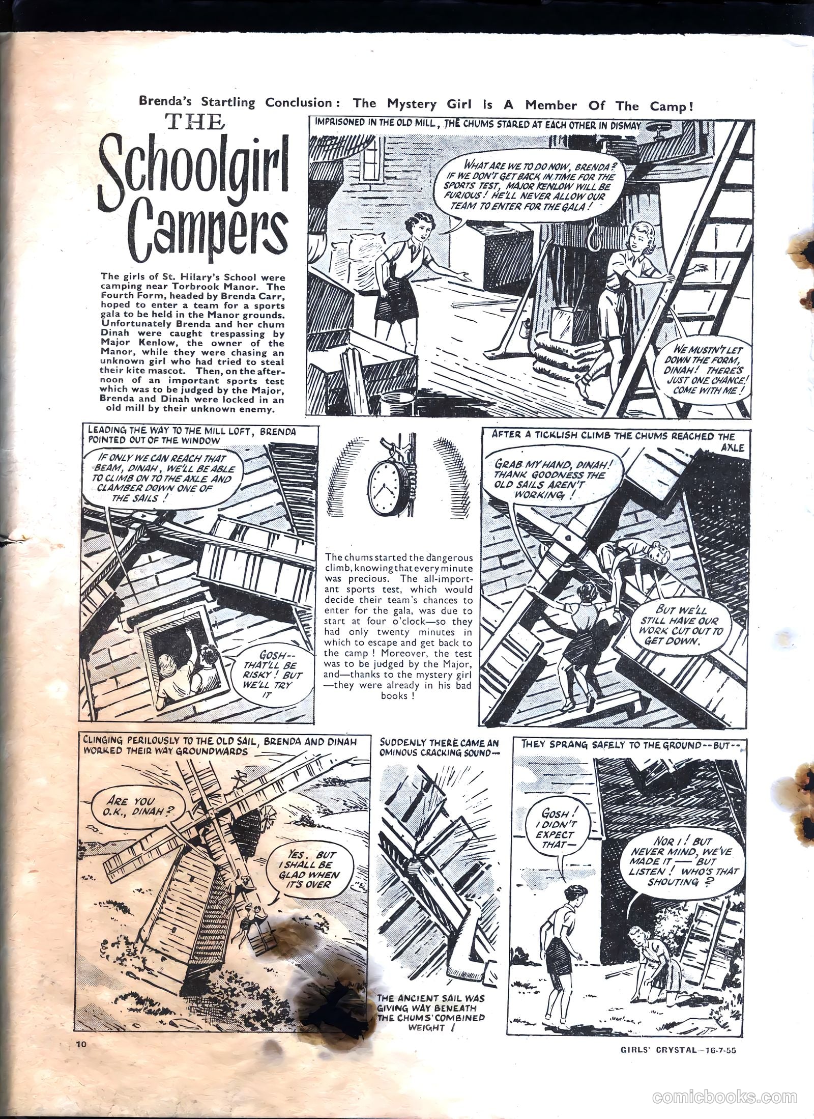 Girls' Crystal #1030 (1955) — page 10 of 20