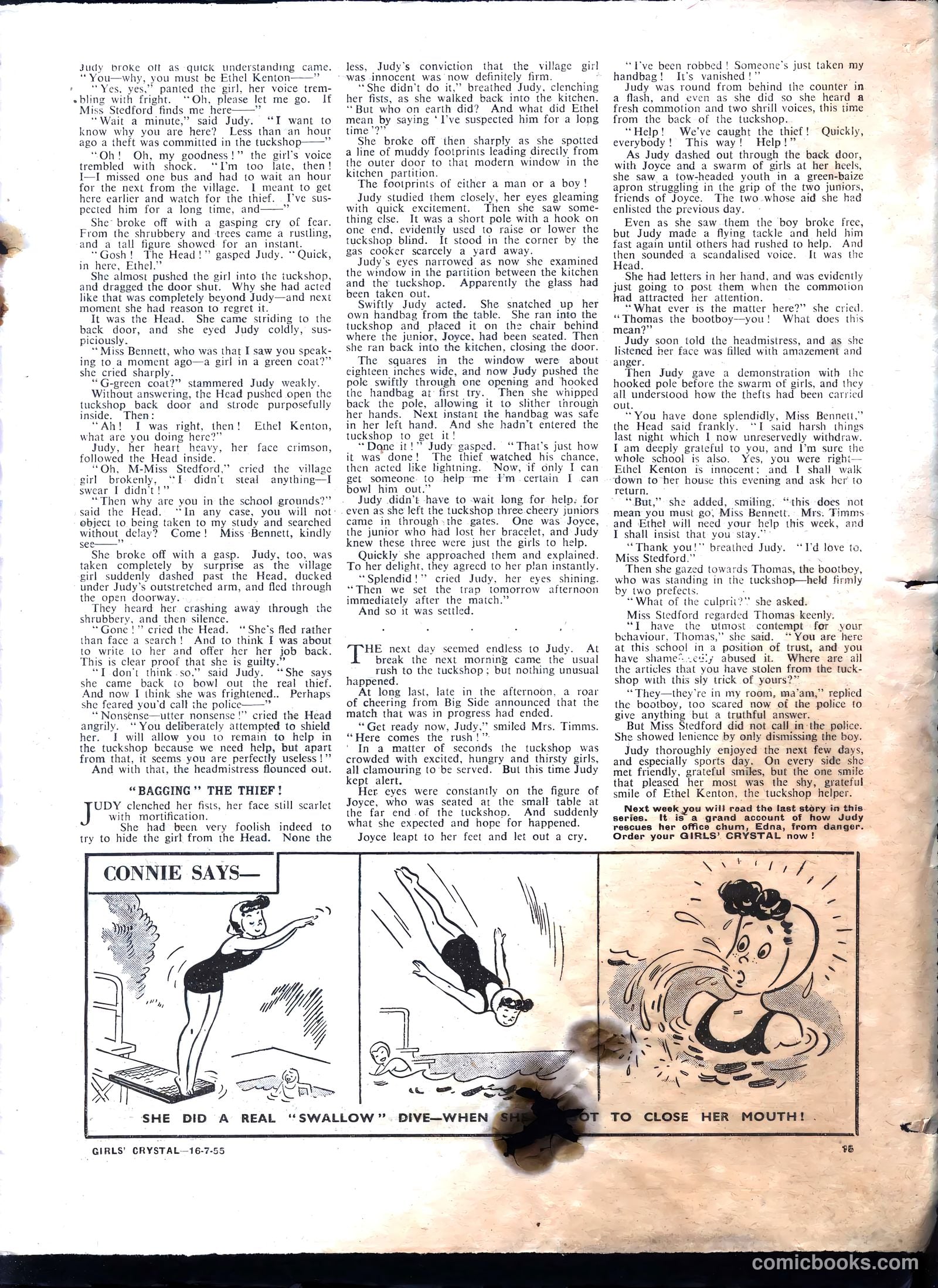 Girls' Crystal #1030 (1955) — page 15 of 20