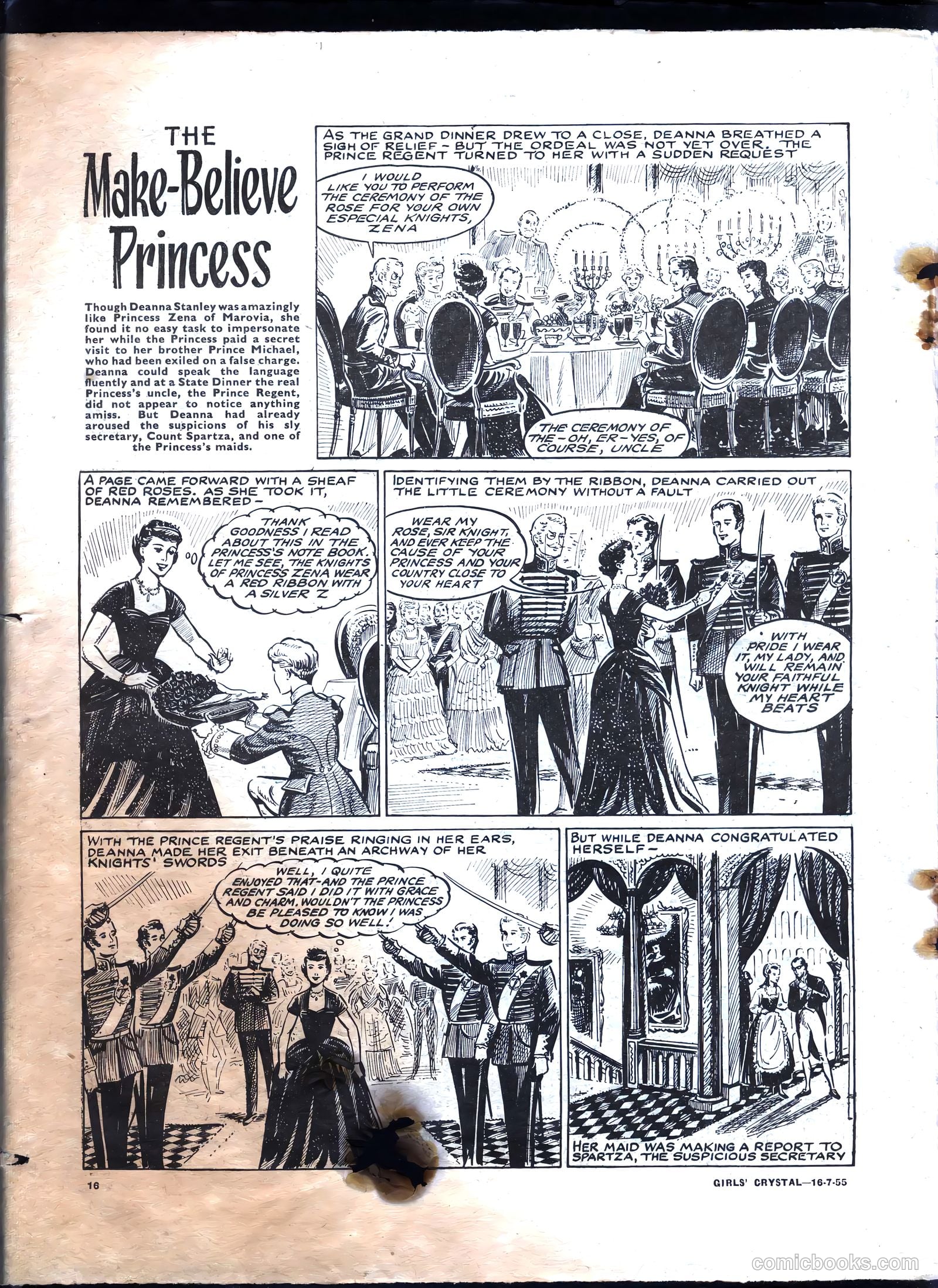Girls' Crystal #1030 (1955) — page 16 of 20