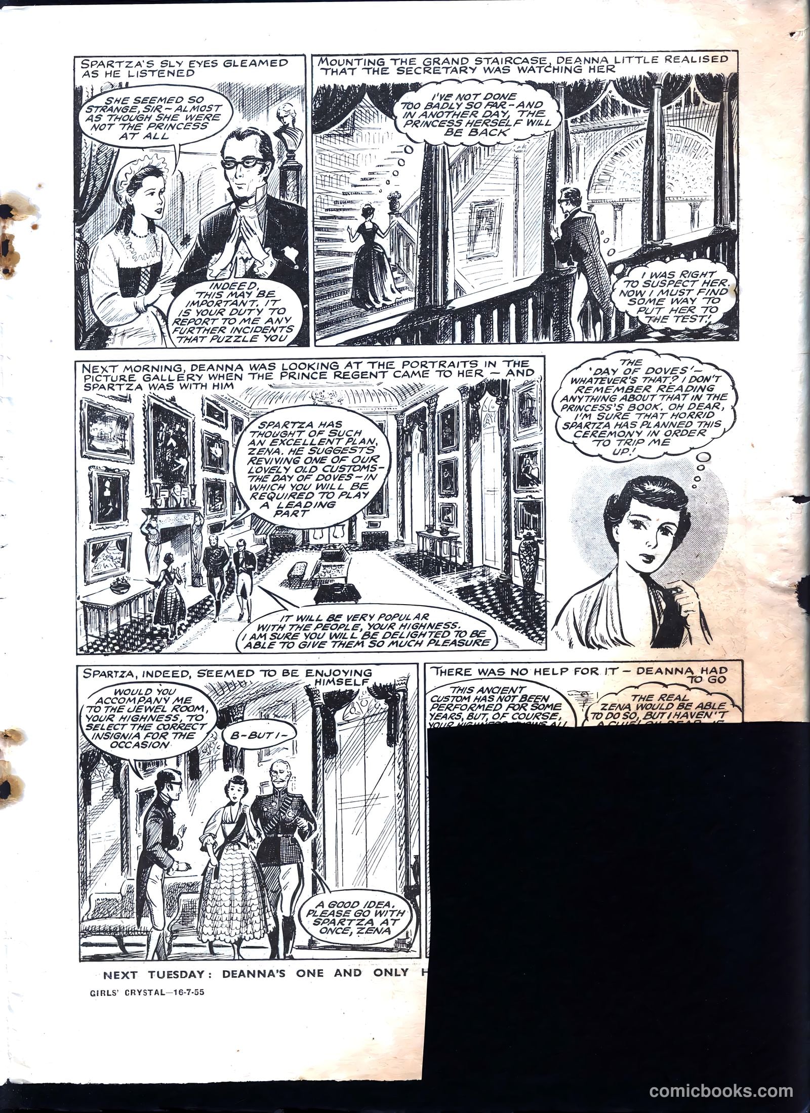 Girls' Crystal #1030 (1955) — page 17 of 20