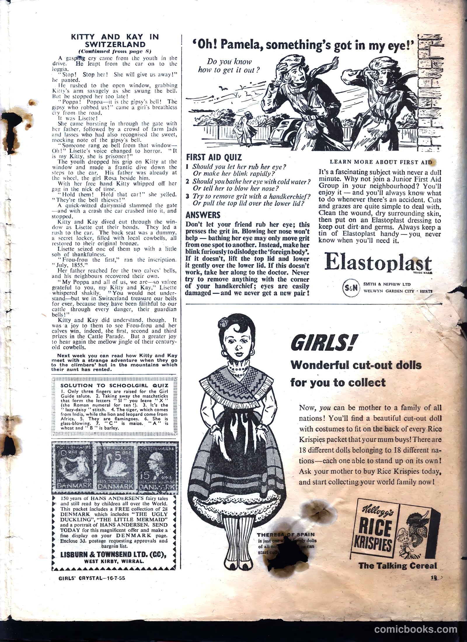 Girls' Crystal #1030 (1955) — page 19 of 20