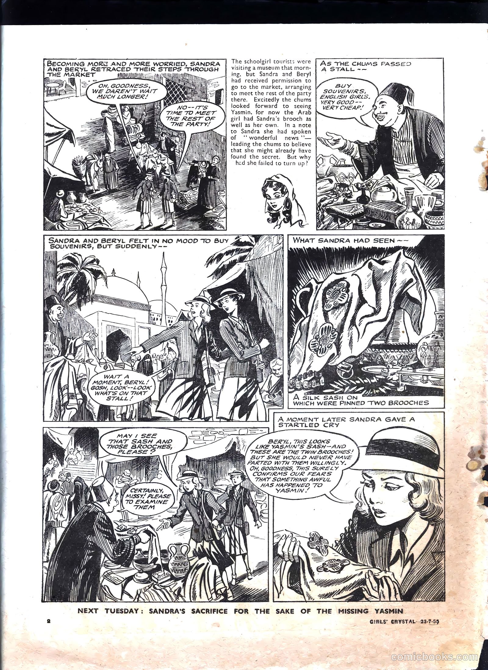 Girls' Crystal #1031 (1955) — page 2 of 20