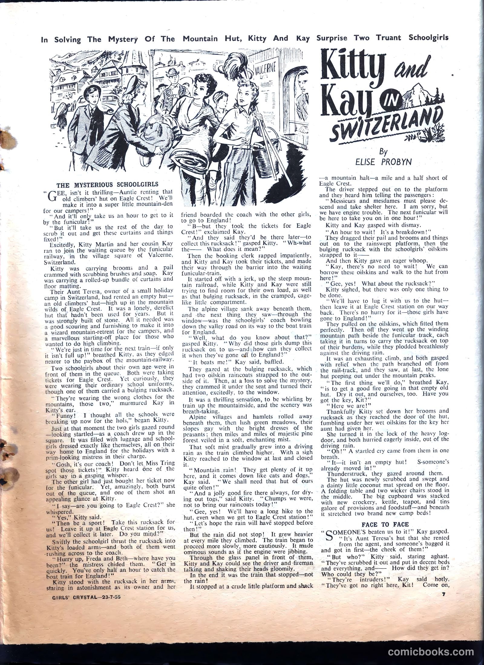 Girls' Crystal #1031 (1955) — page 7 of 20
