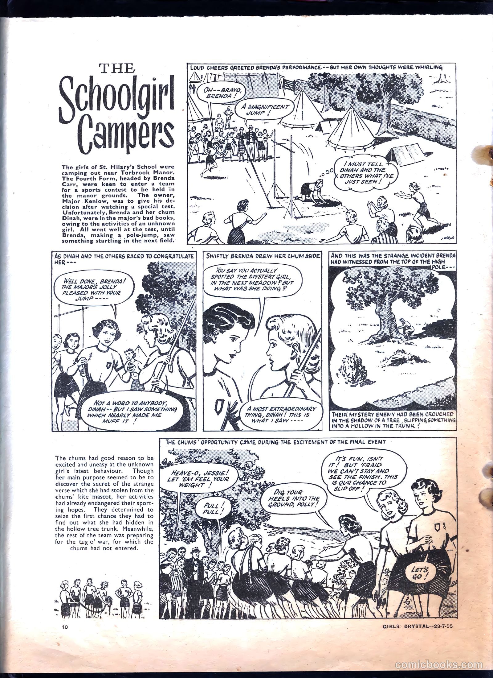 Girls' Crystal #1031 (1955) — page 10 of 20