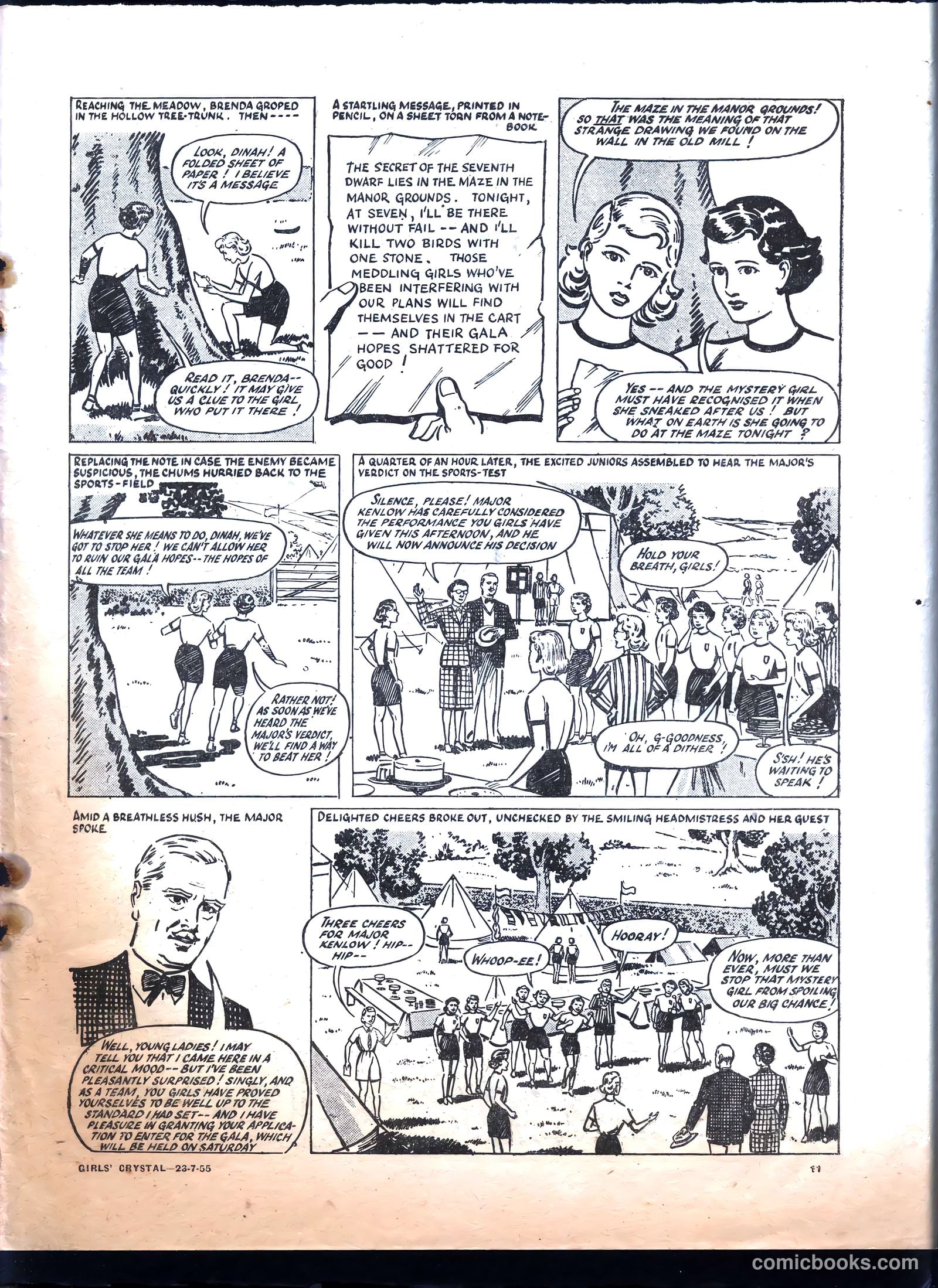 Girls' Crystal #1031 (1955) — page 11 of 20
