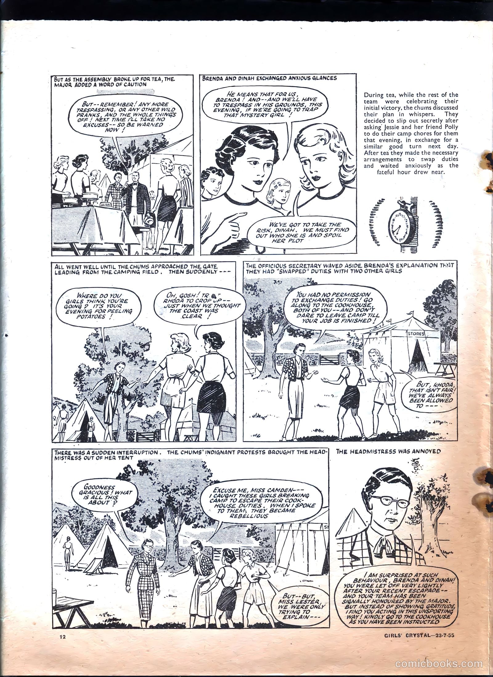 Girls' Crystal #1031 (1955) — page 12 of 20