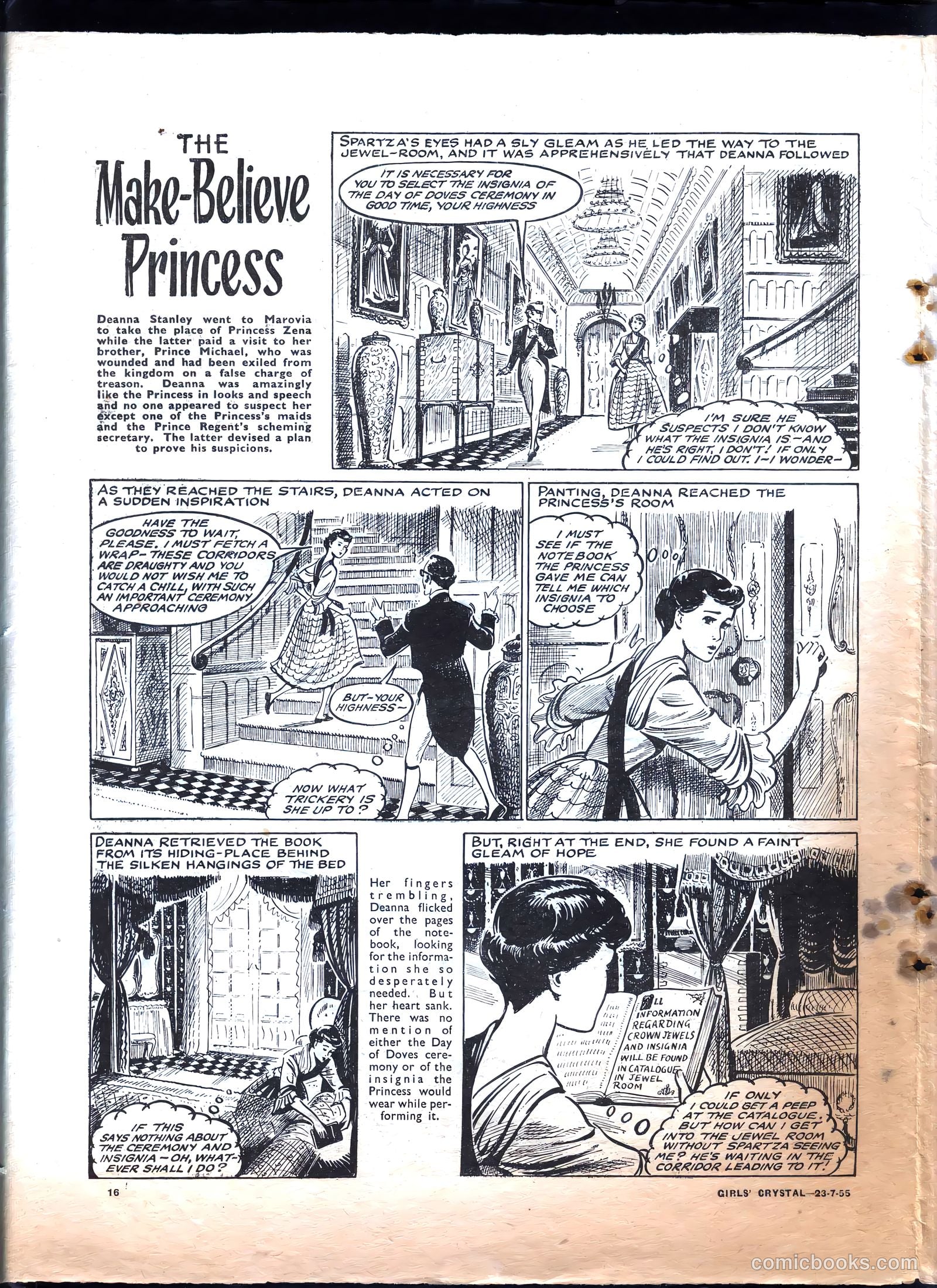 Girls' Crystal #1031 (1955) — page 16 of 20