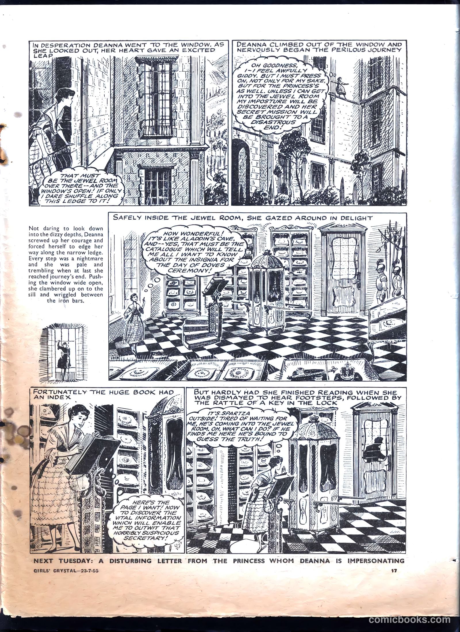 Girls' Crystal #1031 (1955) — page 17 of 20