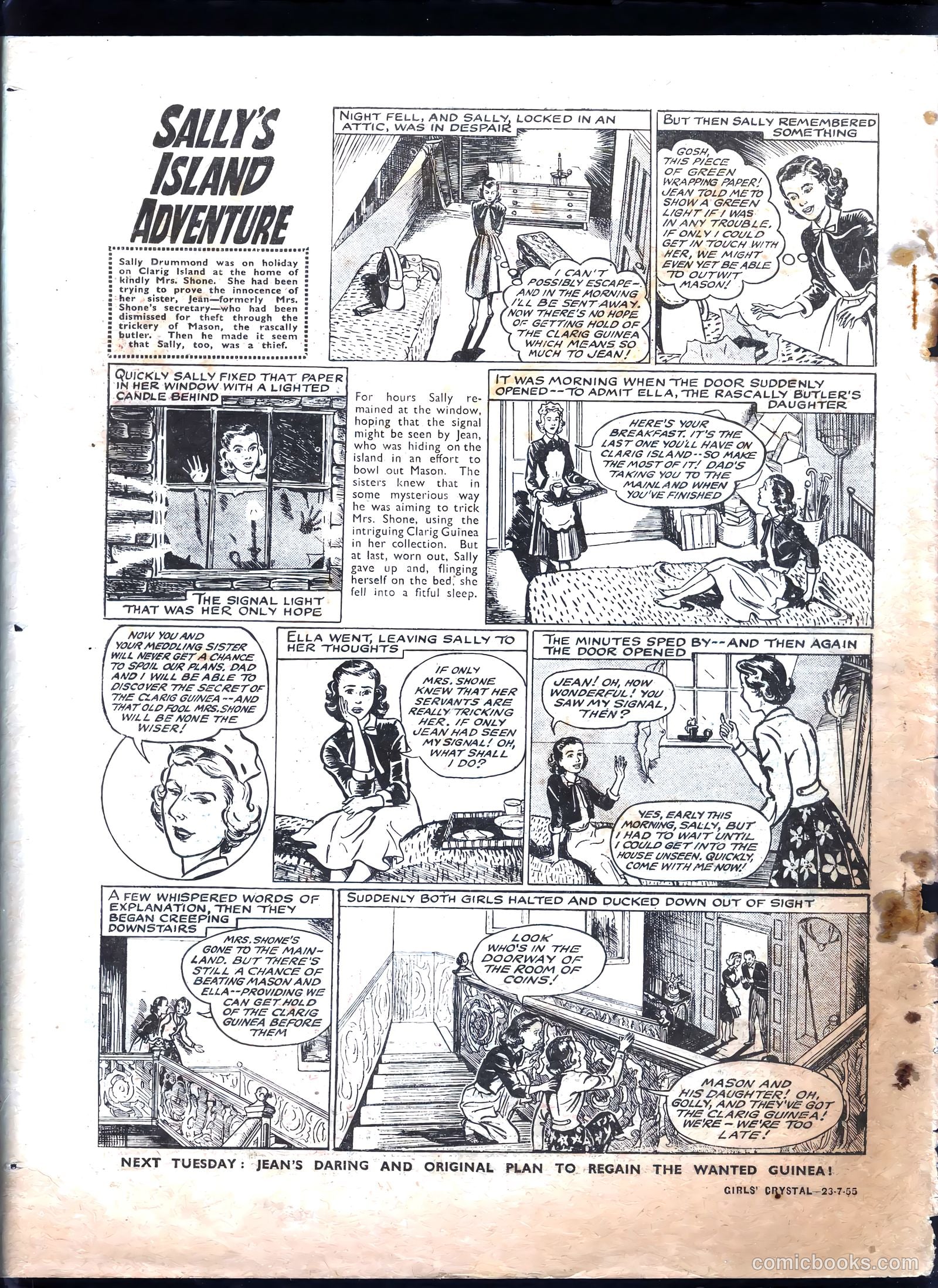 Girls' Crystal #1031 (1955) — page 20 of 20