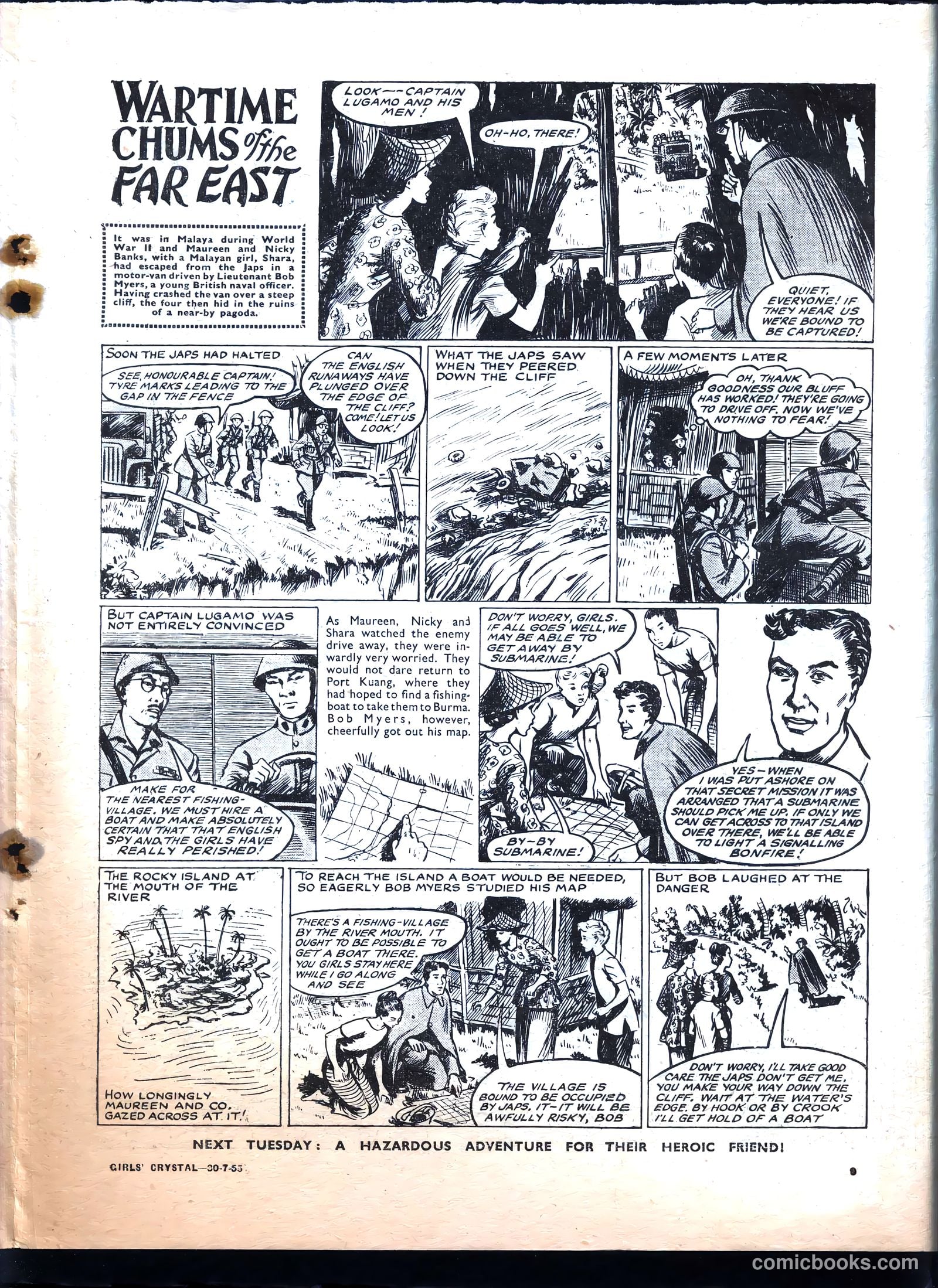 Girls' Crystal #1032 (1955) — page 9 of 20