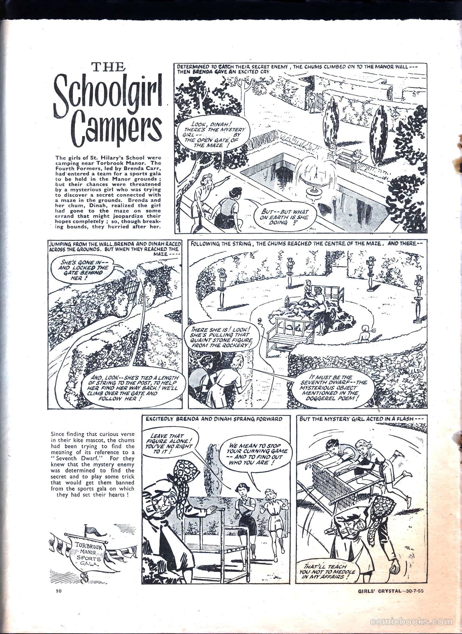 Girls' Crystal #1032 (1955) — page 10 of 20
