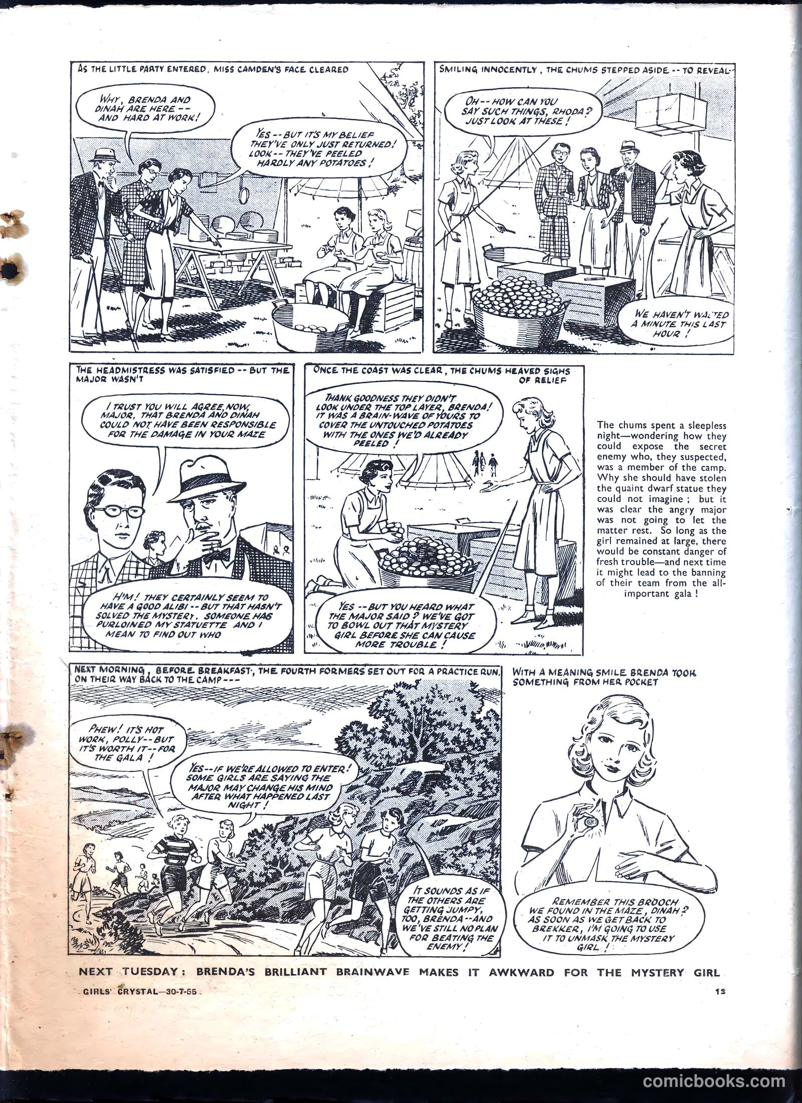 Girls' Crystal #1032 (1955) — page 13 of 20
