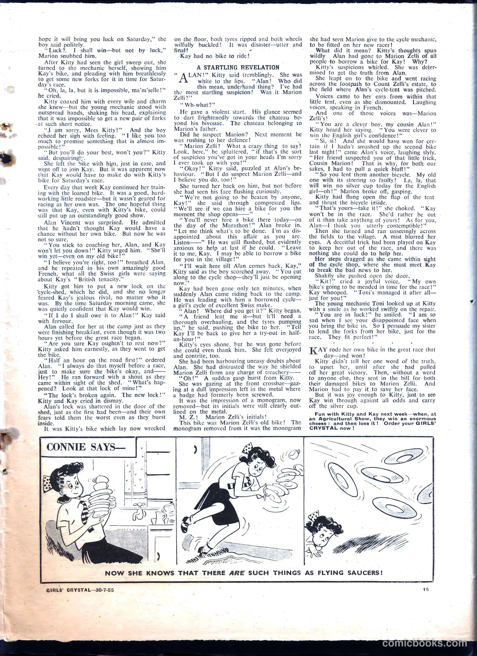 Girls' Crystal #1032 (1955) — page 15 of 20