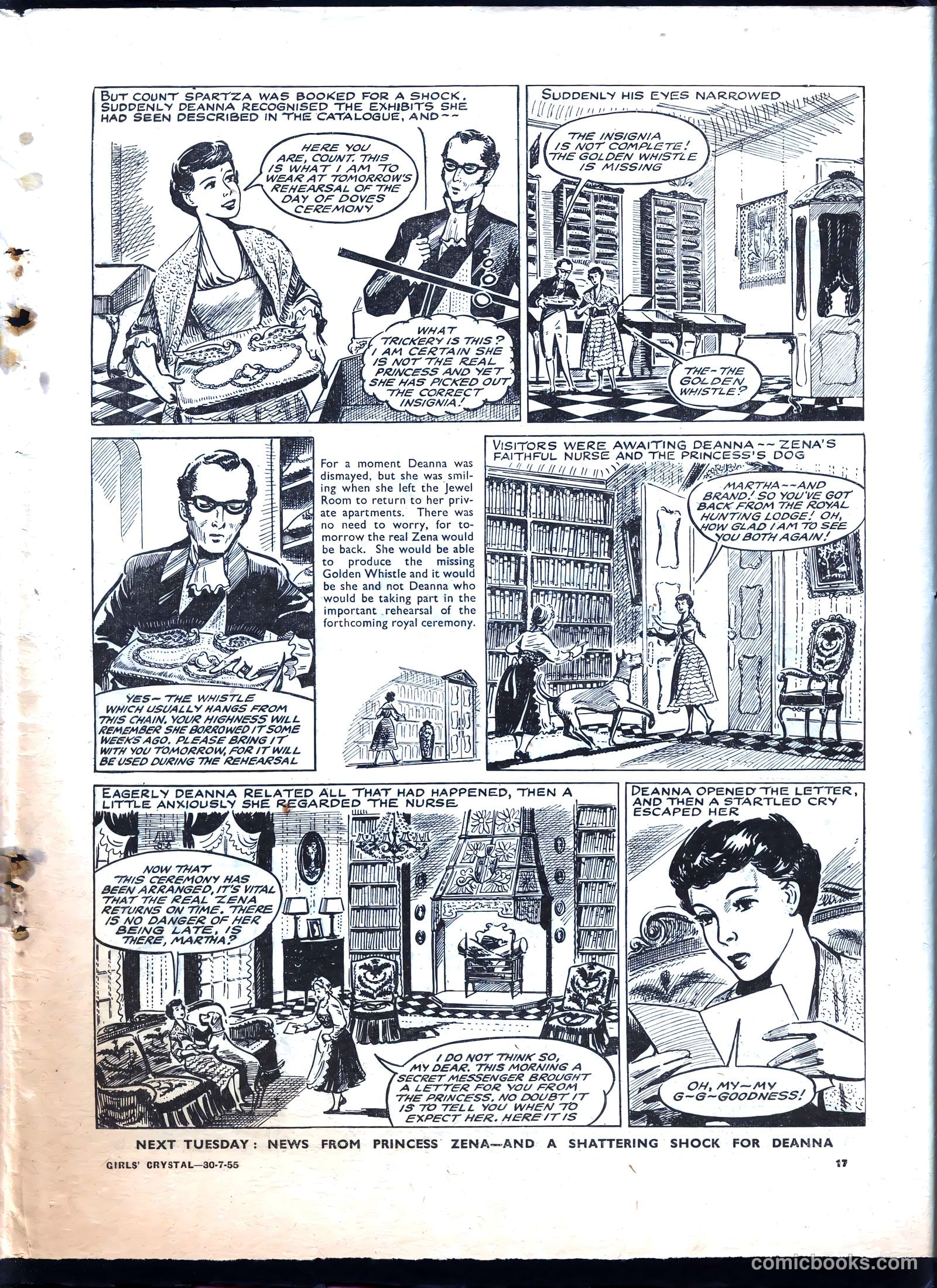 Girls' Crystal #1032 (1955) — page 17 of 20