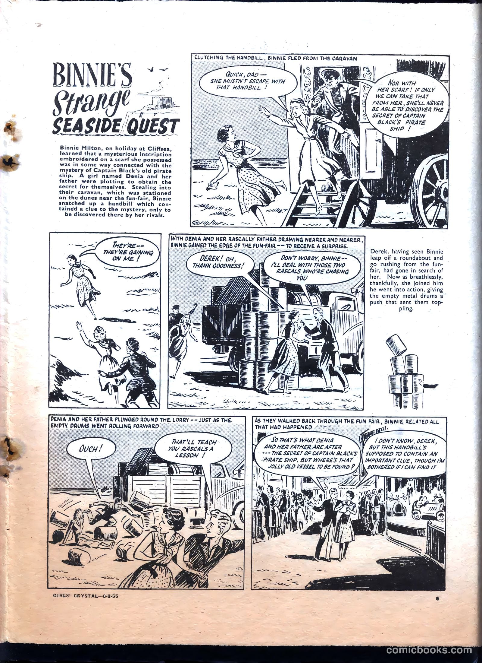 Girls' Crystal #1033 (1955) — page 5 of 20