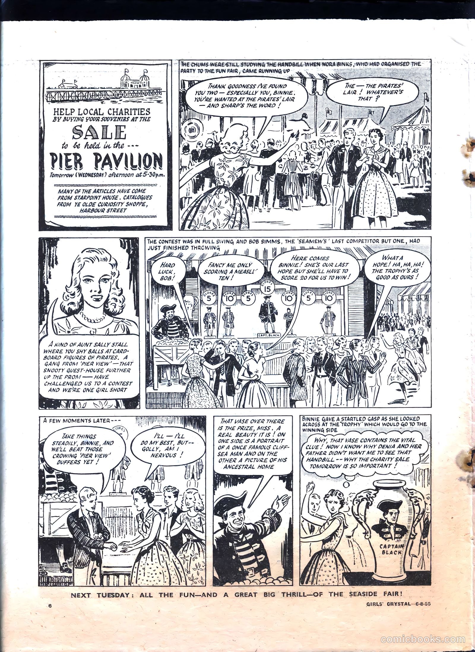 Girls' Crystal #1033 (1955) — page 6 of 20