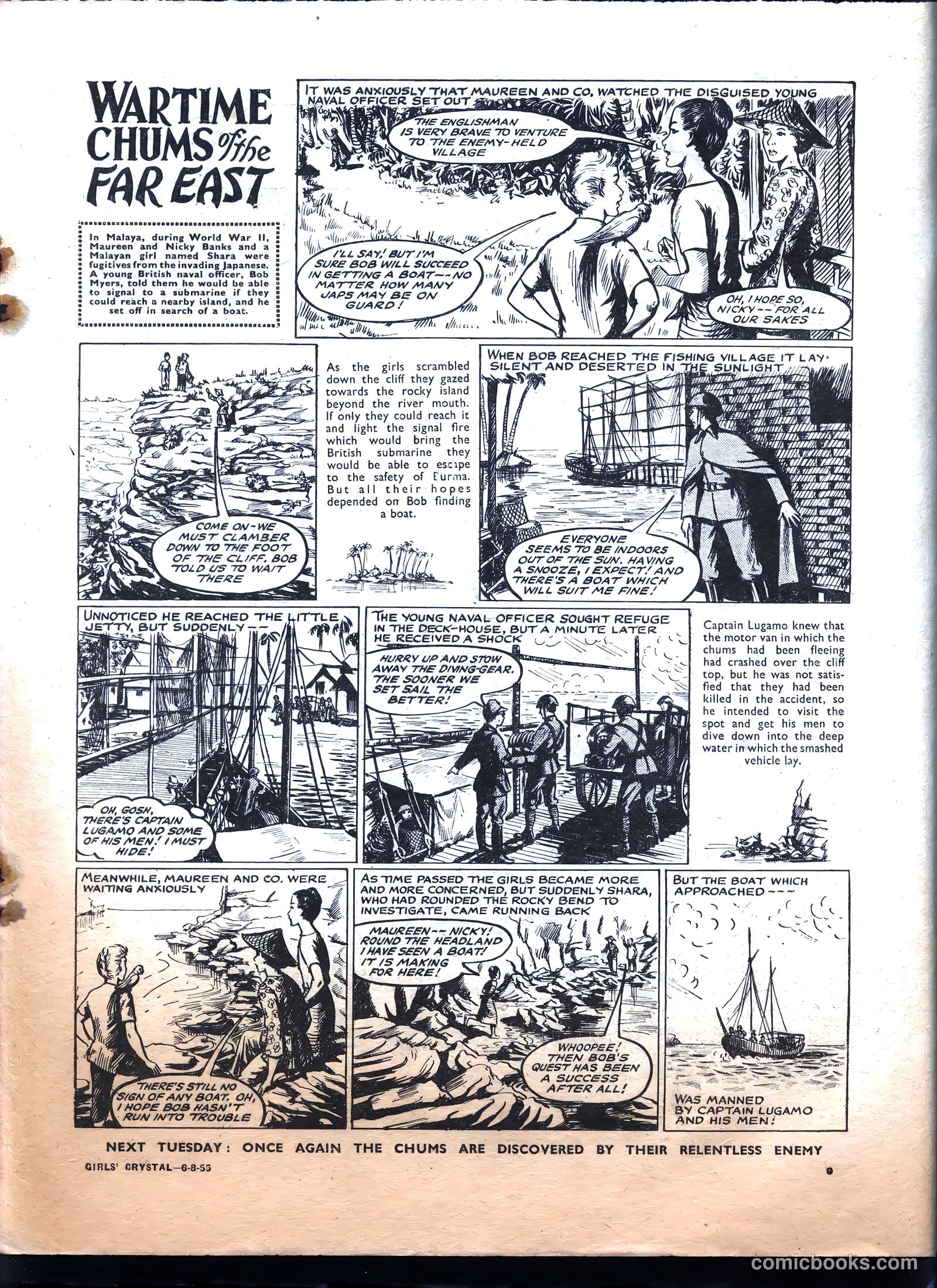 Girls' Crystal #1033 (1955) — page 9 of 20