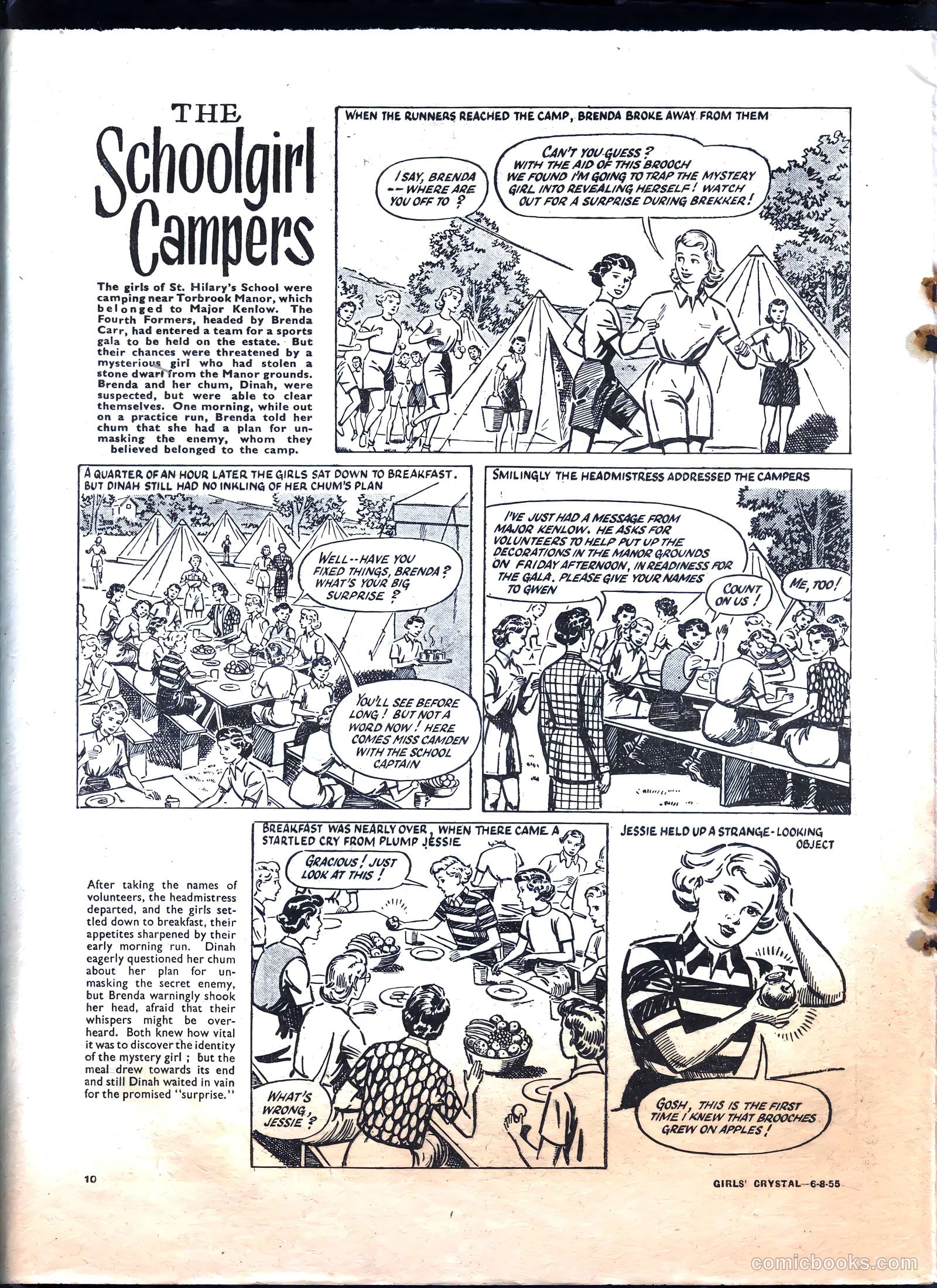 Girls' Crystal #1033 (1955) — page 10 of 20