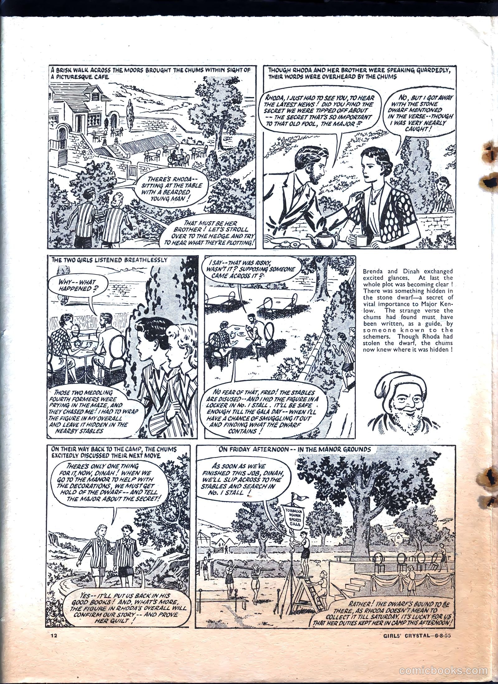 Girls' Crystal #1033 (1955) — page 12 of 20