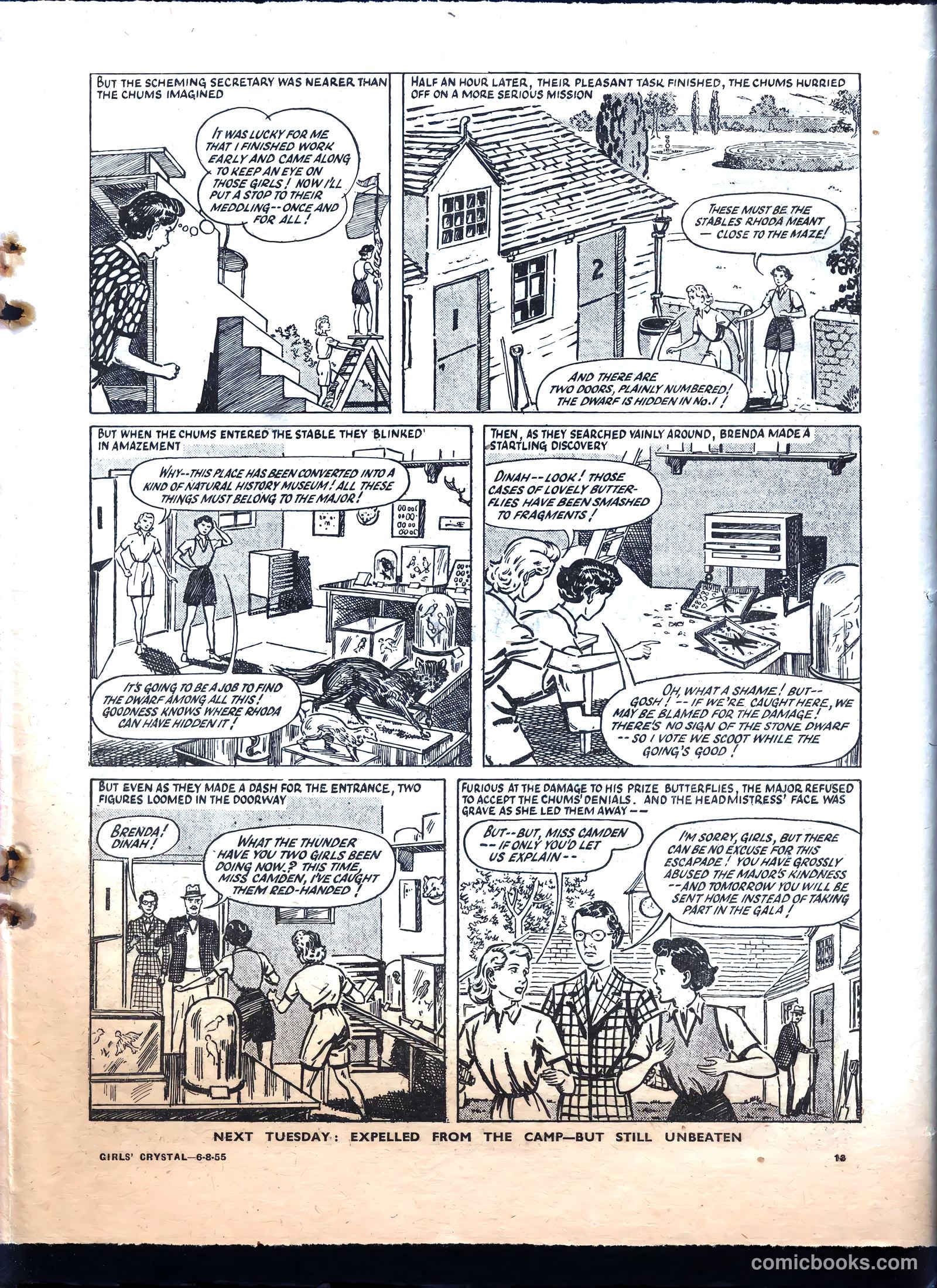 Girls' Crystal #1033 (1955) — page 13 of 20