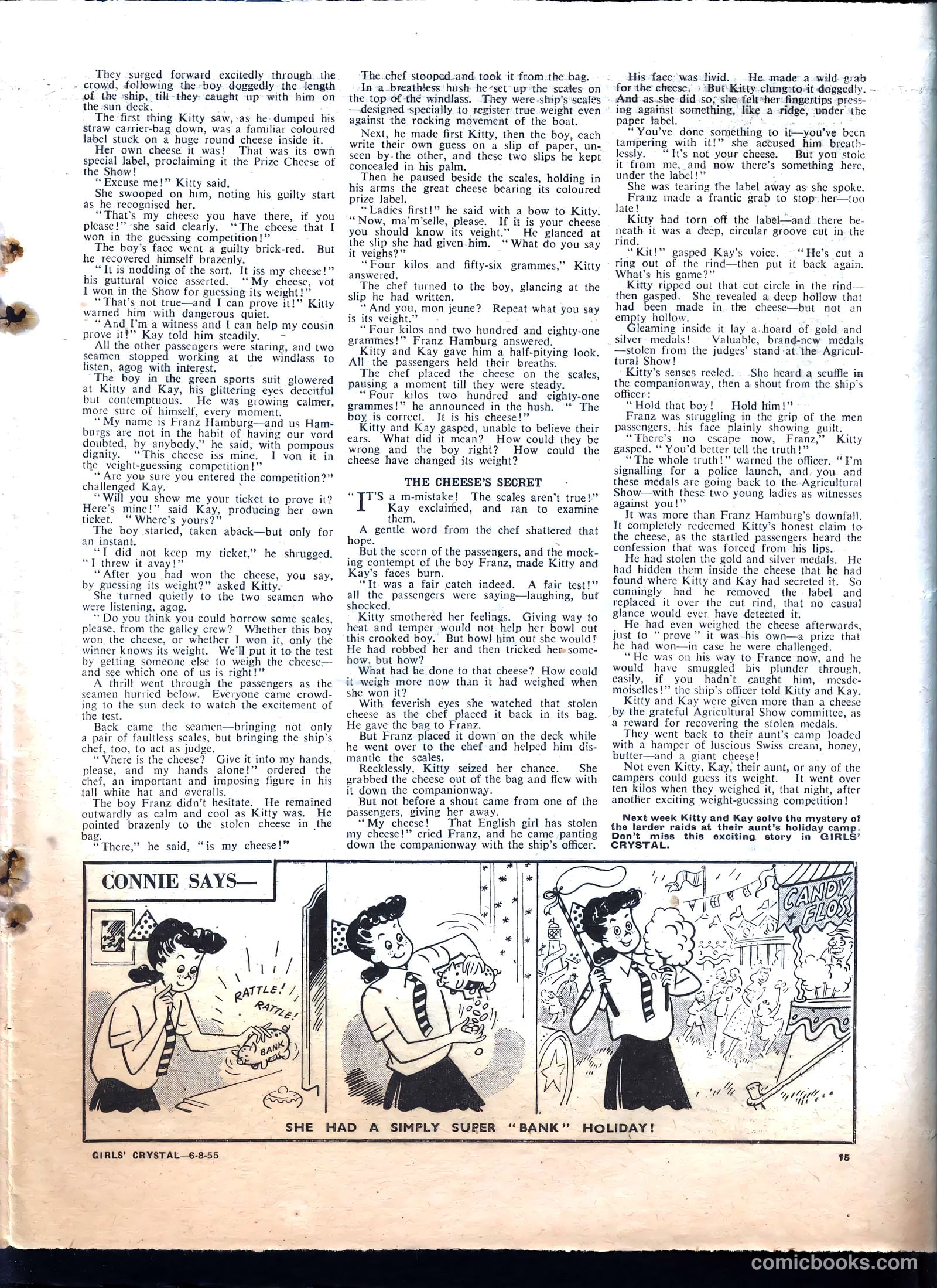 Girls' Crystal #1033 (1955) — page 15 of 20