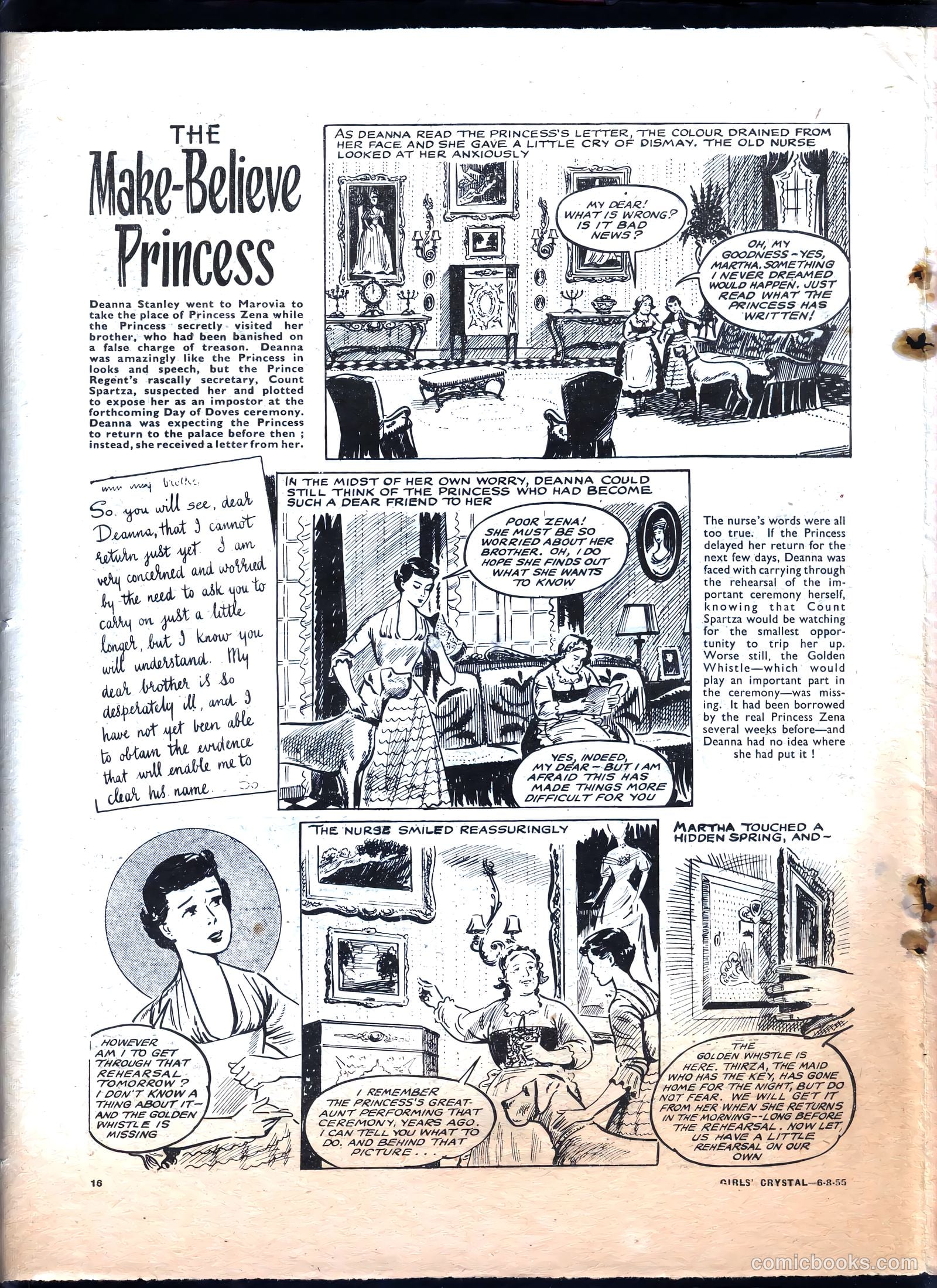 Girls' Crystal #1033 (1955) — page 16 of 20
