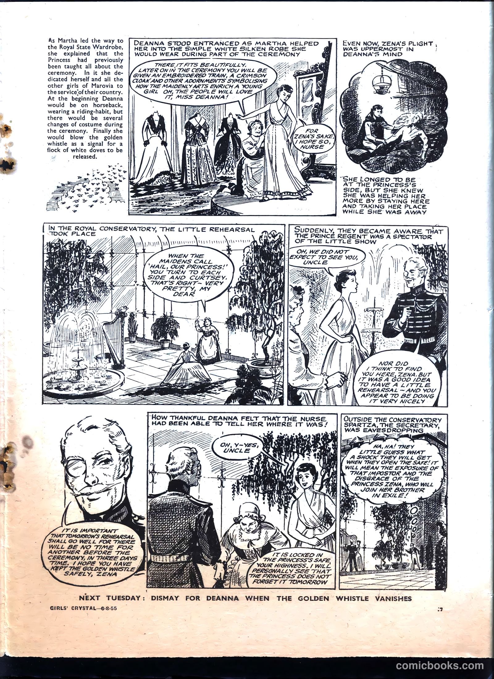 Girls' Crystal #1033 (1955) — page 17 of 20
