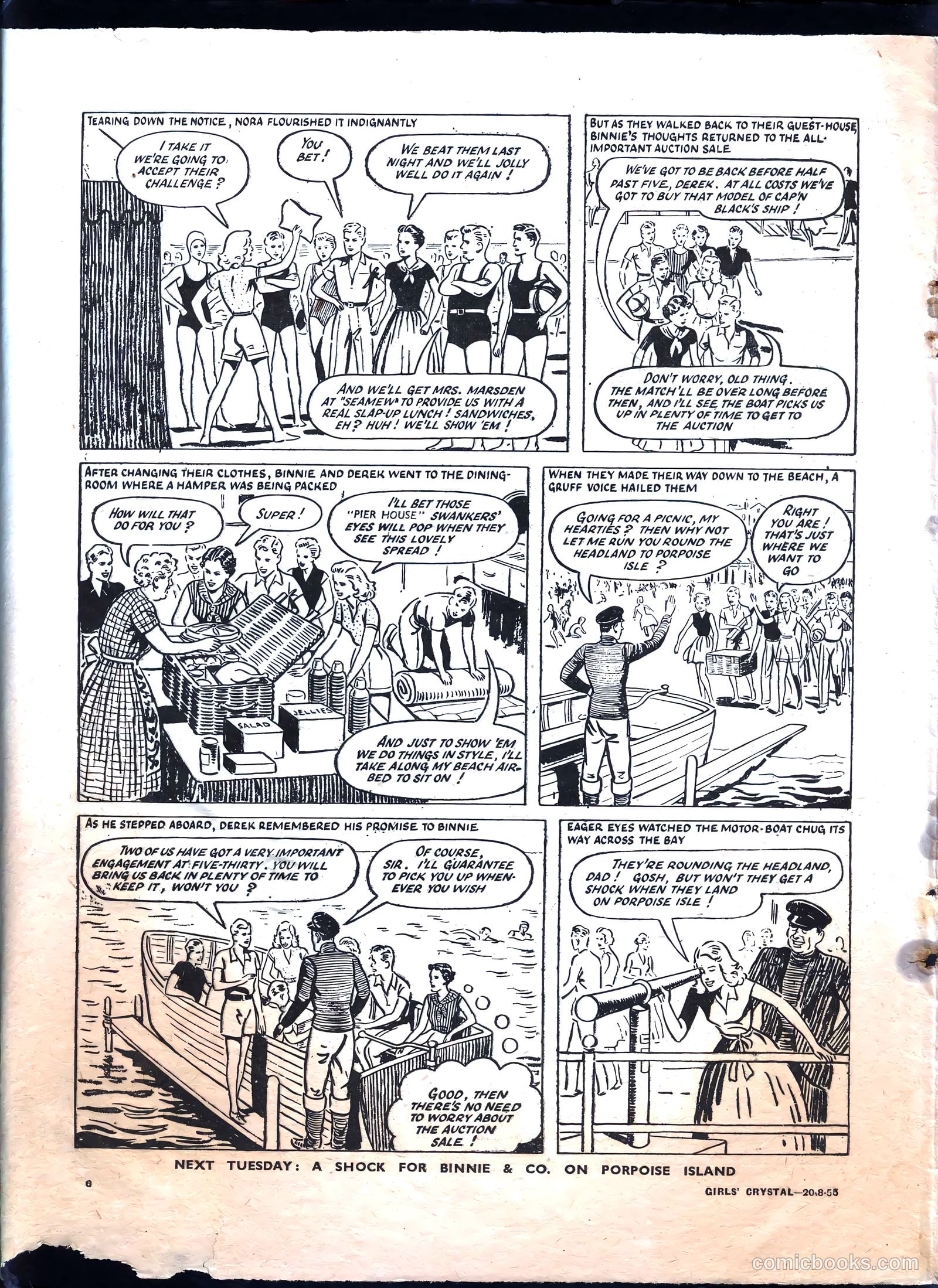 Girls' Crystal #1035 (1955) — page 6 of 20