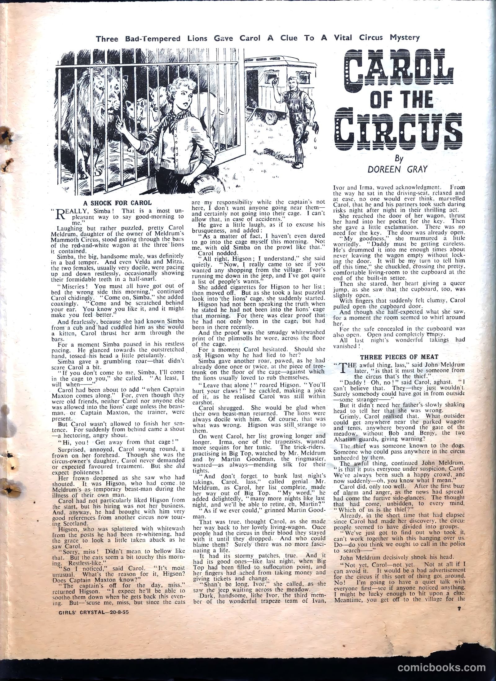 Girls' Crystal #1035 (1955) — page 7 of 20